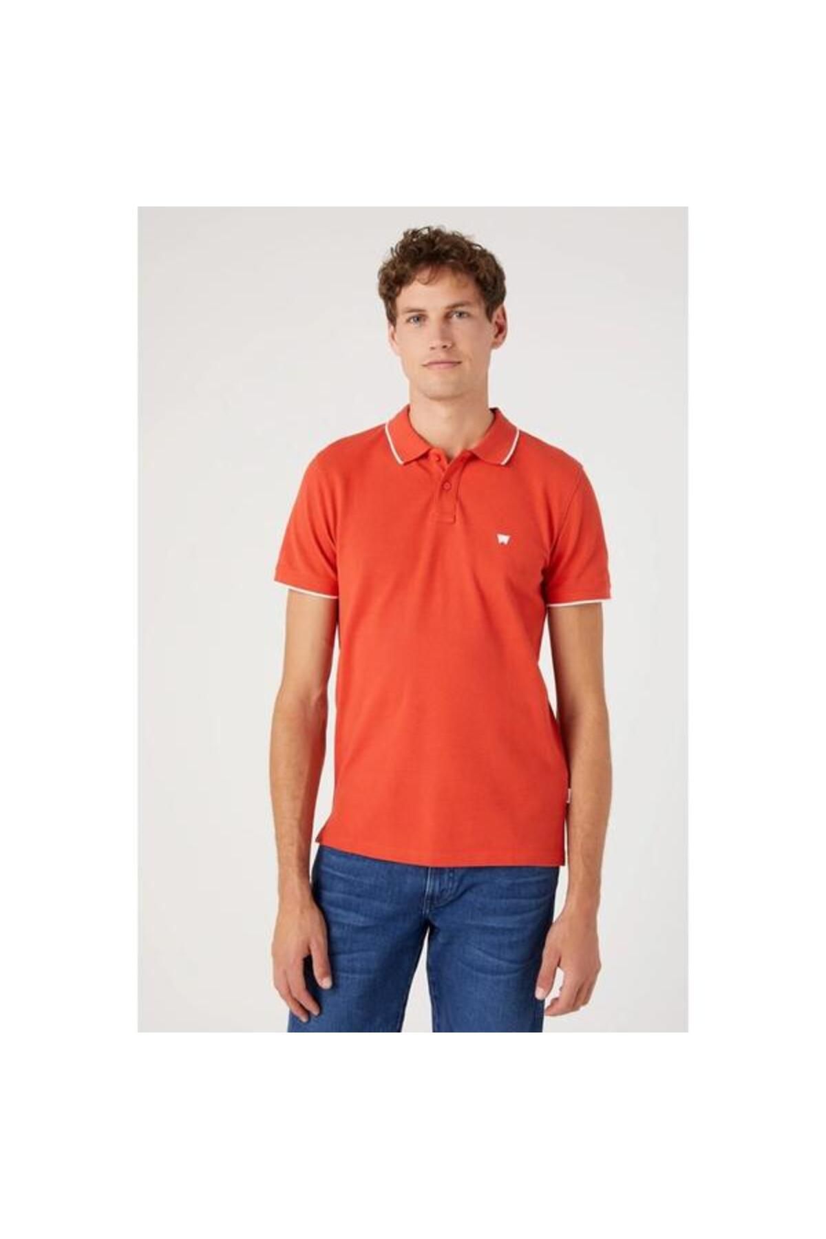 WRANGLER-Tricou cu gât polo pentru bărbați 5