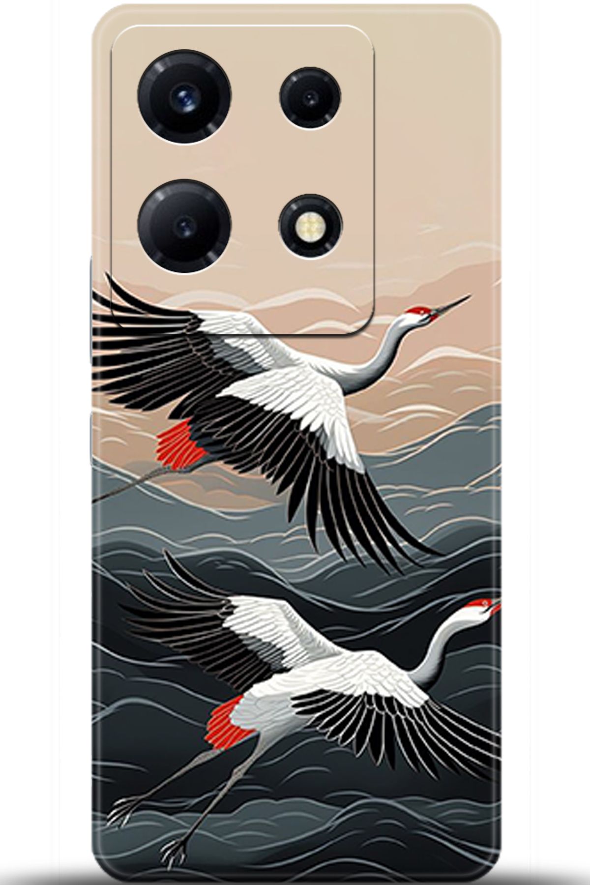 Noprin Infinix Note 30 Vip Kılıf HD Baskılı Kılıf - Happiness Series 5232