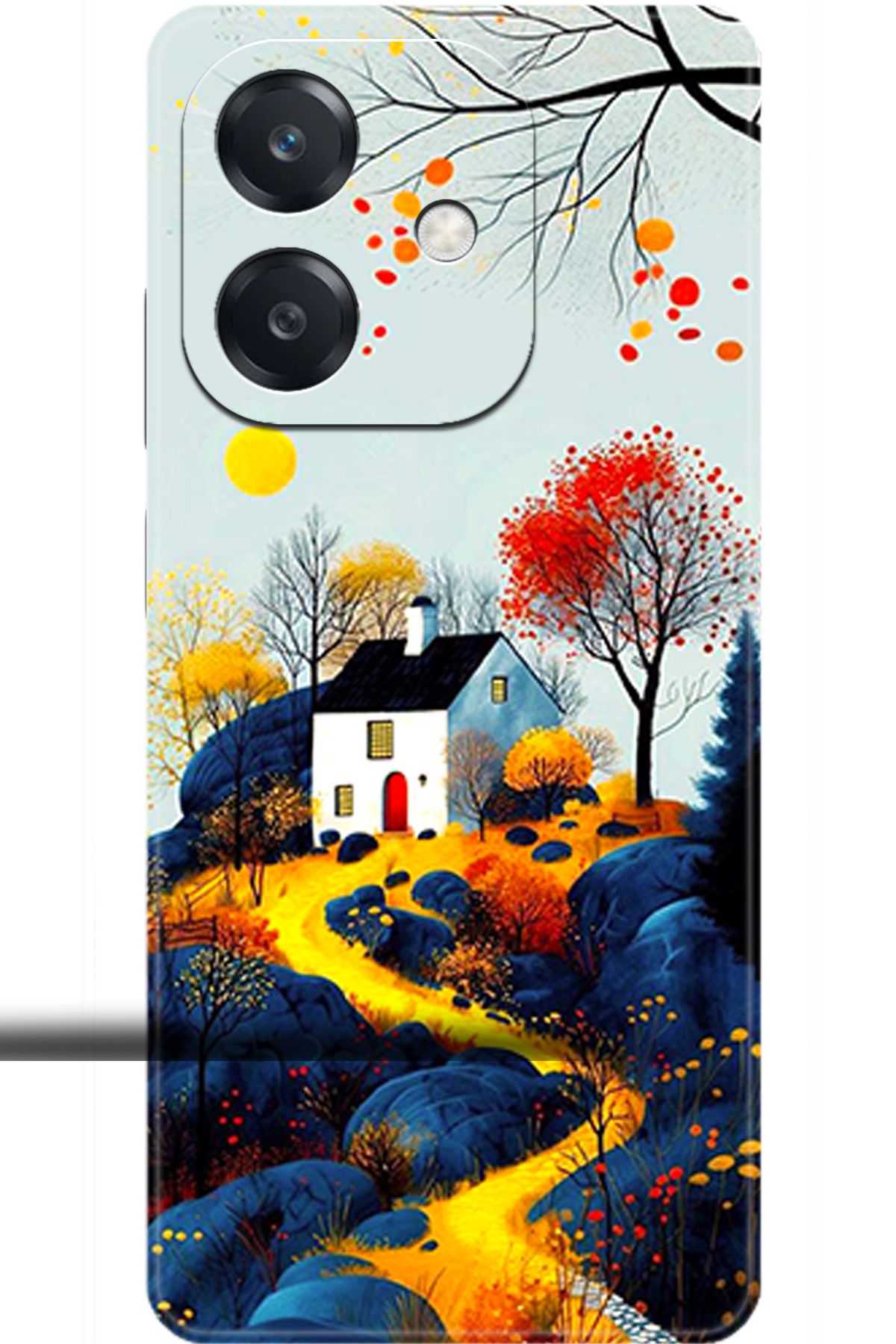 OPPO A3 Kılıf HD Baskılı Kılıf - Happiness Series 5569