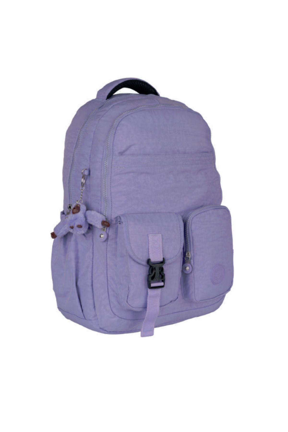 Relaxion-1635 Crinkle Fabric Waterproof School Backpack 2