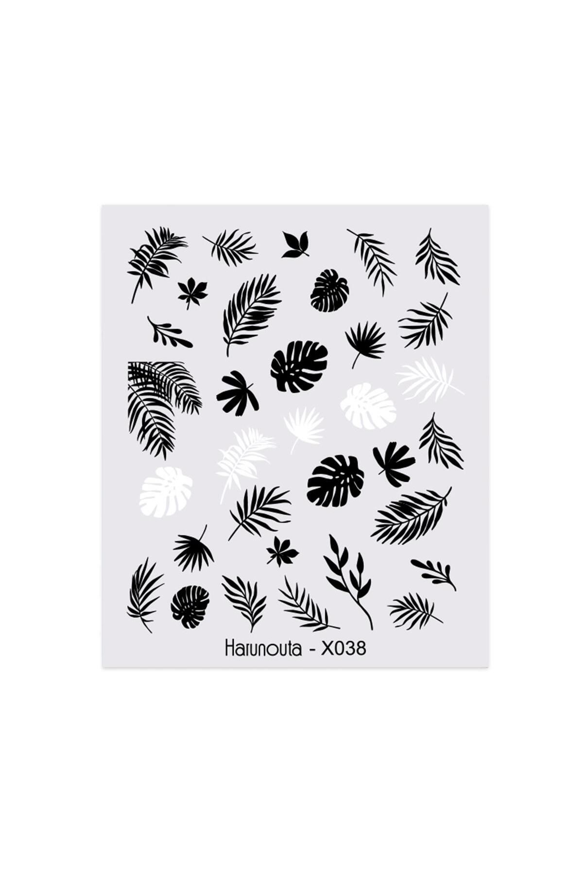 برچسب هنر ناخن انتقال آب X038 (49831-38) tırnakmania