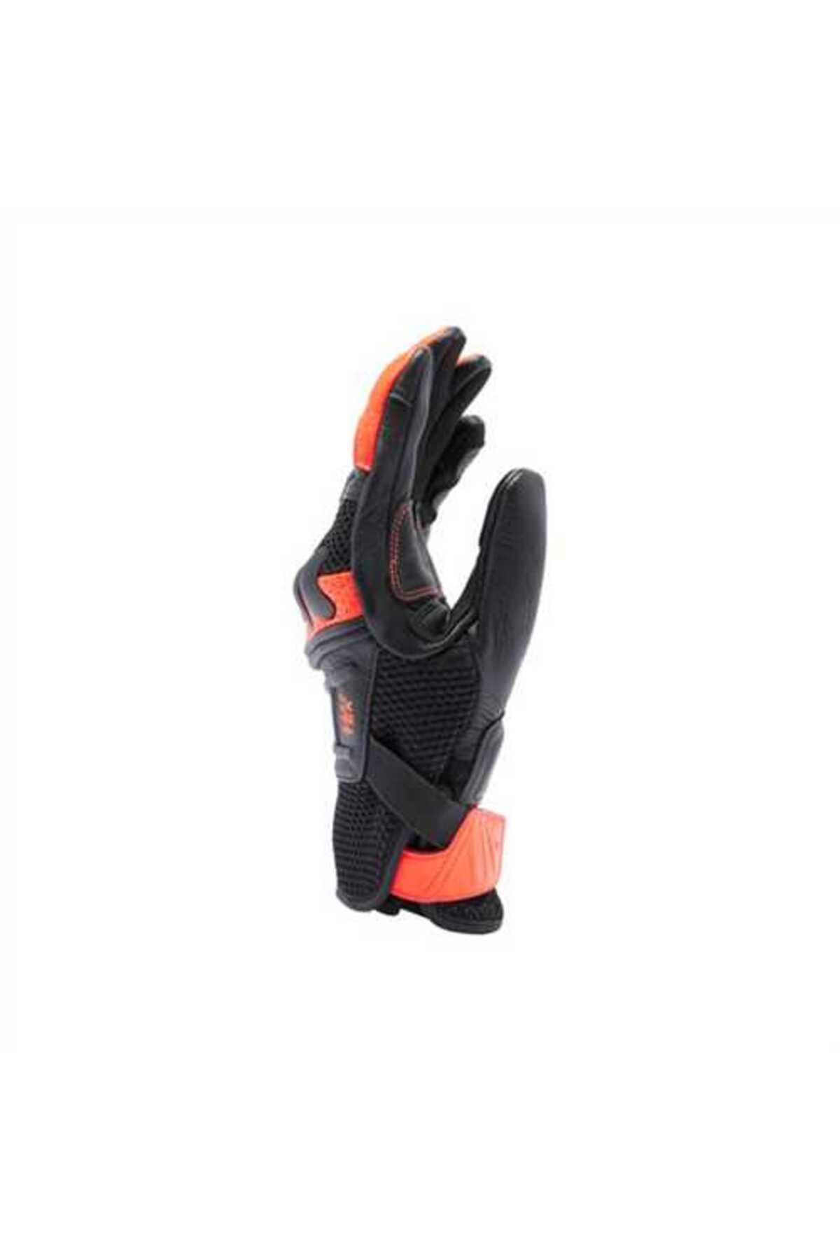 Dainese-Eld/X-Ride 2Ergo Single Gloves - Black/Red-Fluo 4