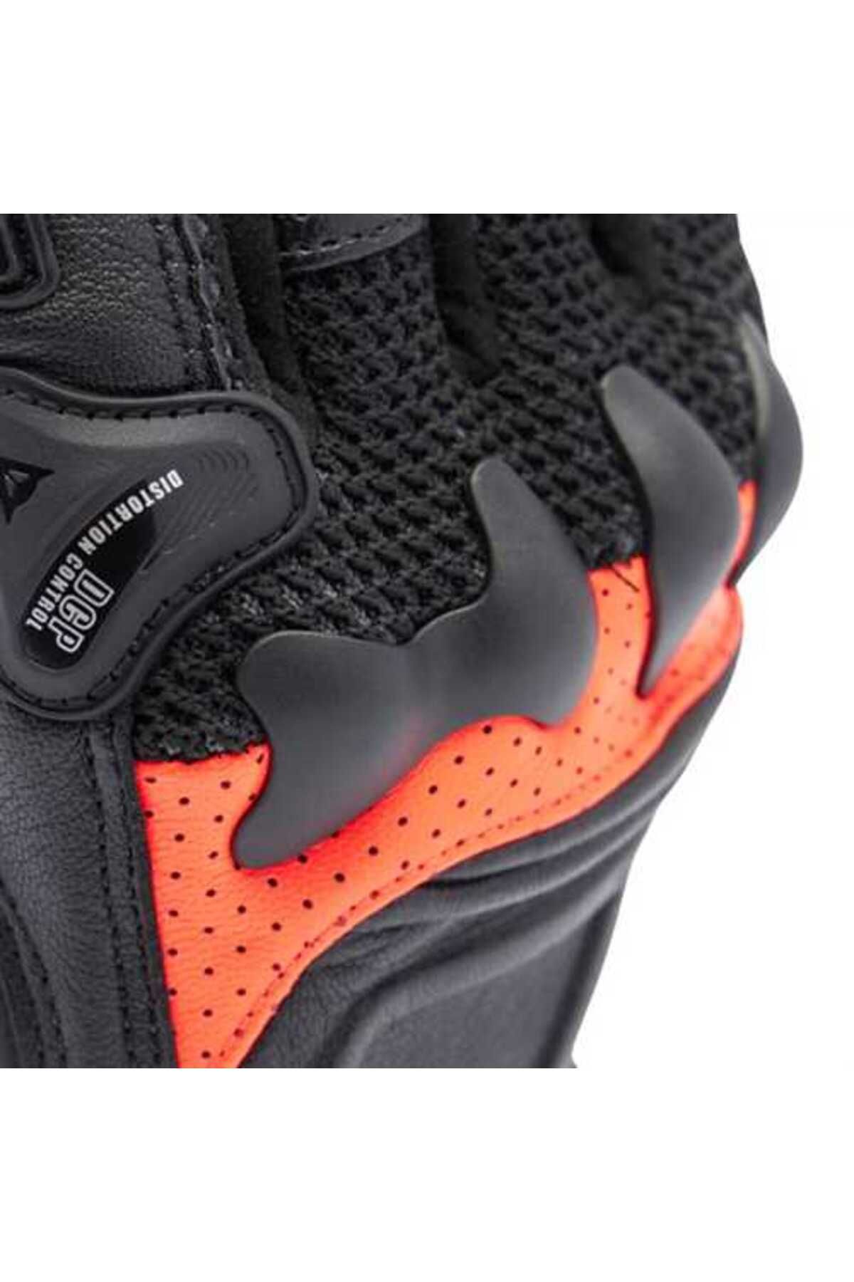 Dainese-Eld/X-Ride 2Ergo Single Gloves - Black/Red-Fluo 8