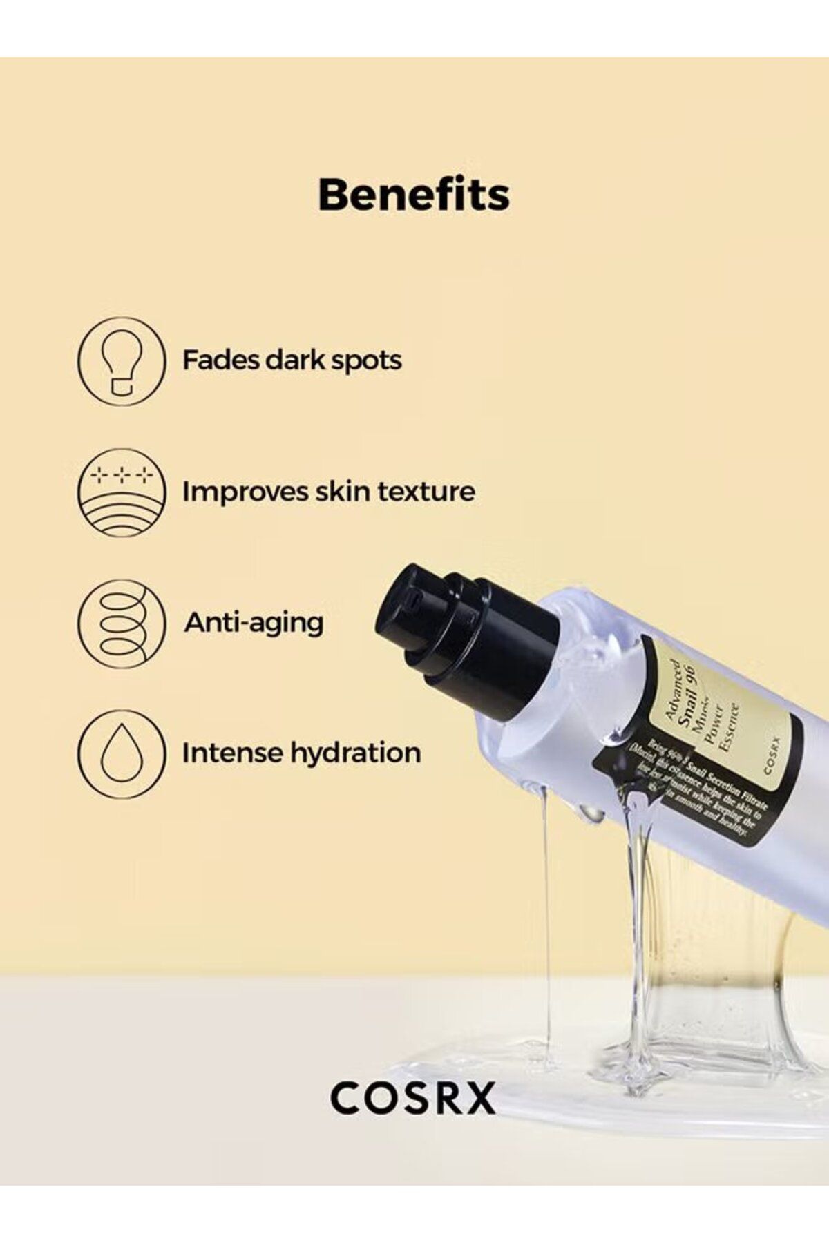 Cosrx-Mucin Power 96 Advanced Snail Formula Extract 100ml 2