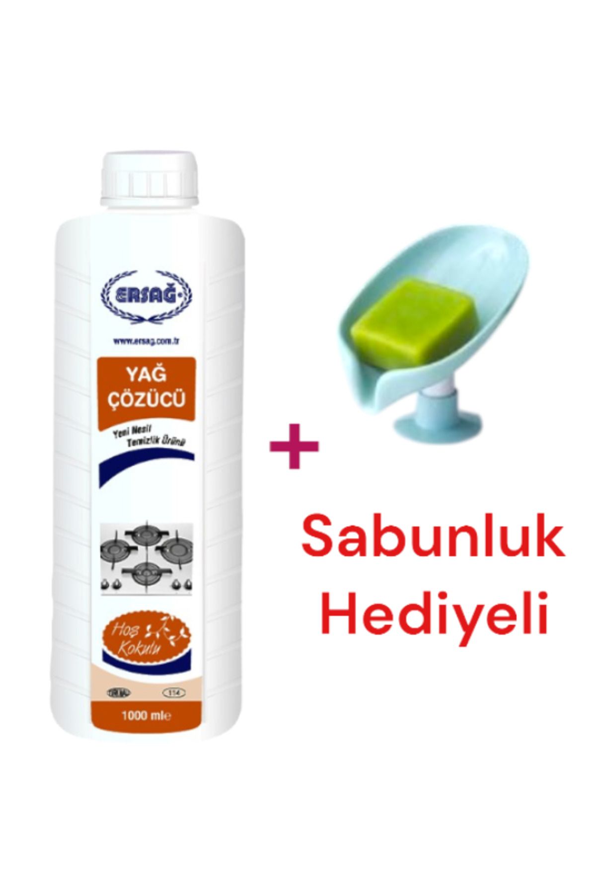 Ersağ Yağ Çözücü 1000 ml - ( Sabunluk Hediyeli ) 114-4