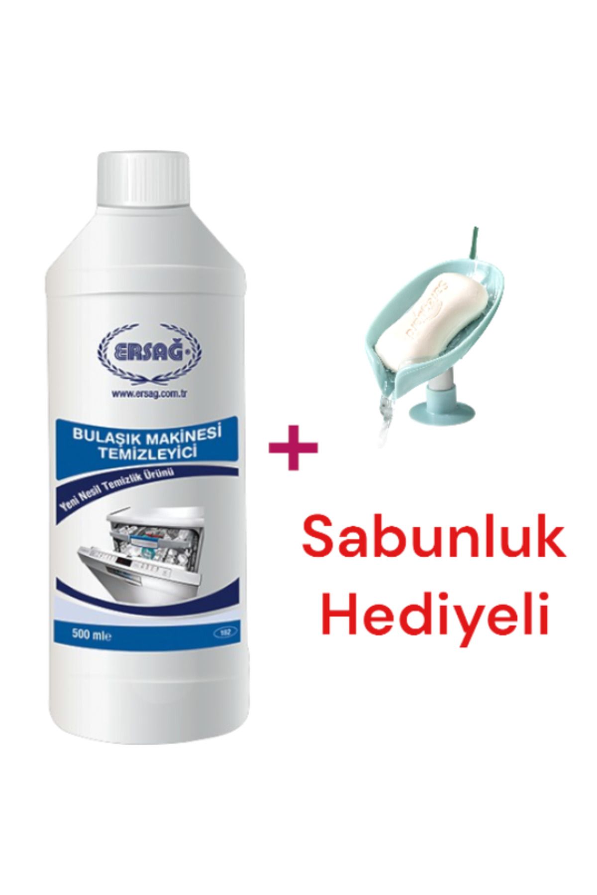 Ersağ Bulaşık Makinesi Temizleyicisi 500 ml - ( Sabunluk Hediyeli ) 182-11