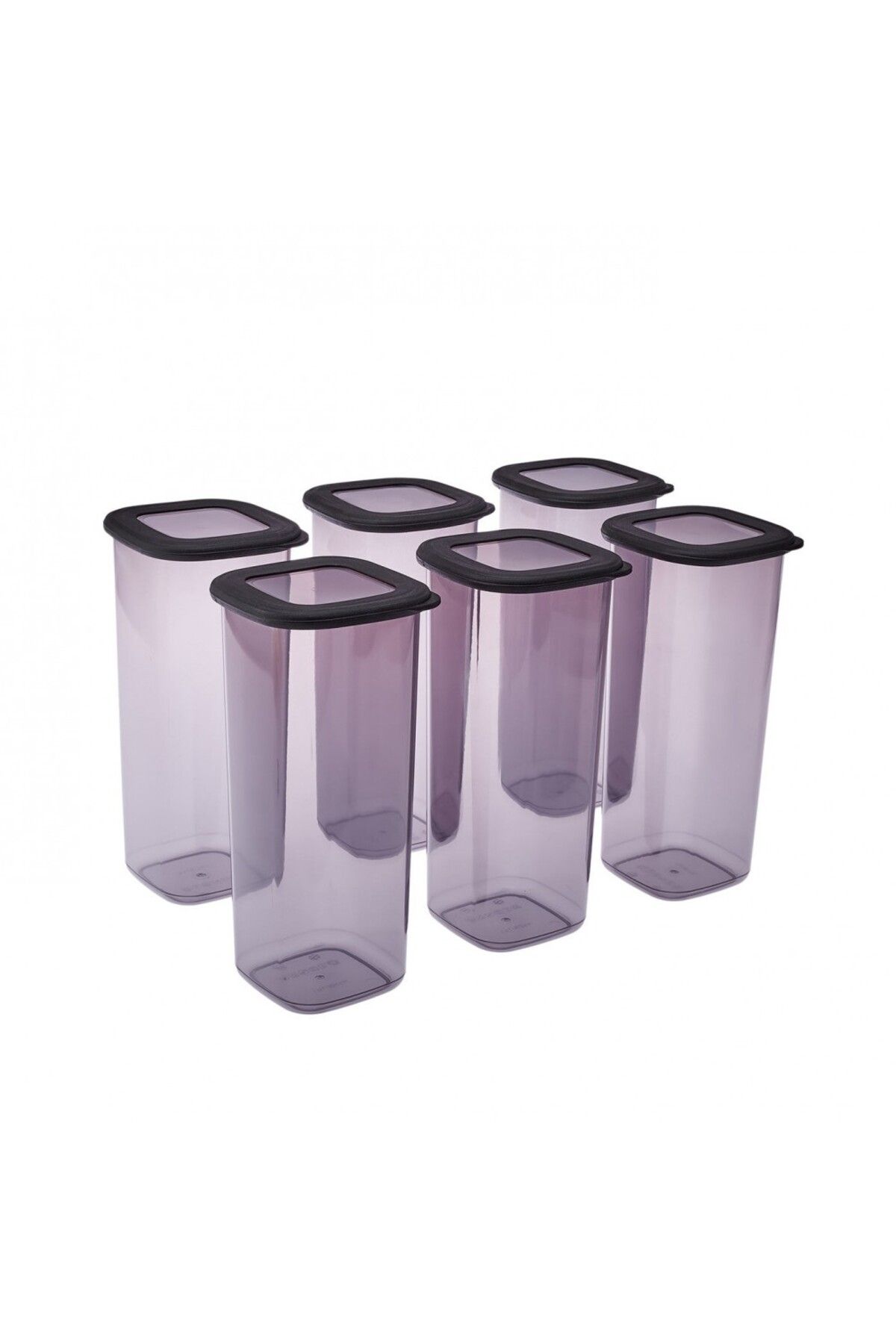 Karaca-Forbs 6-teiliges Vorratsdosen-Set, 1750 ml, Anthrazit 2