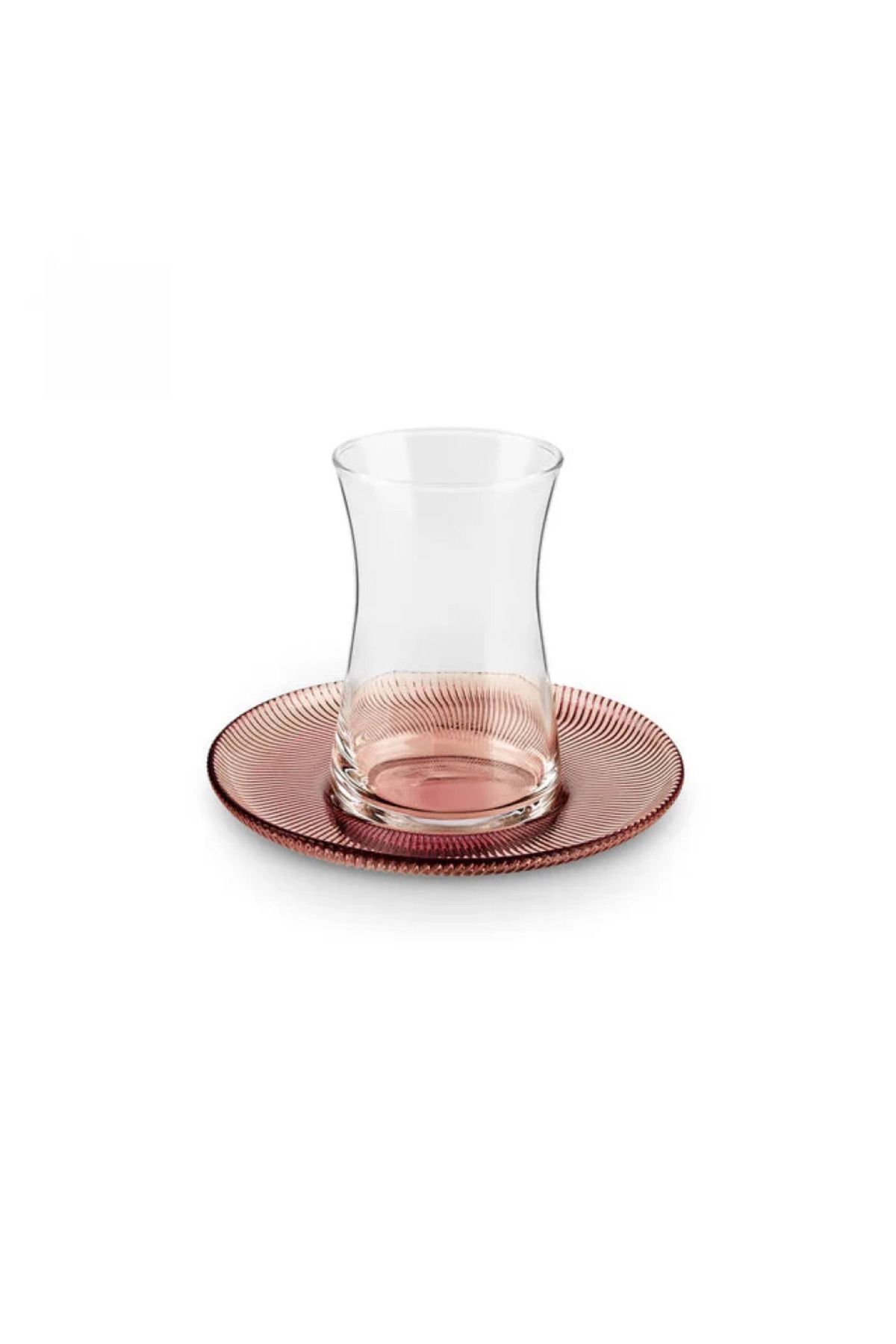 Karaca-Juliet 12-teiliges türkisches Teeset für 6 Personen, Braun 8