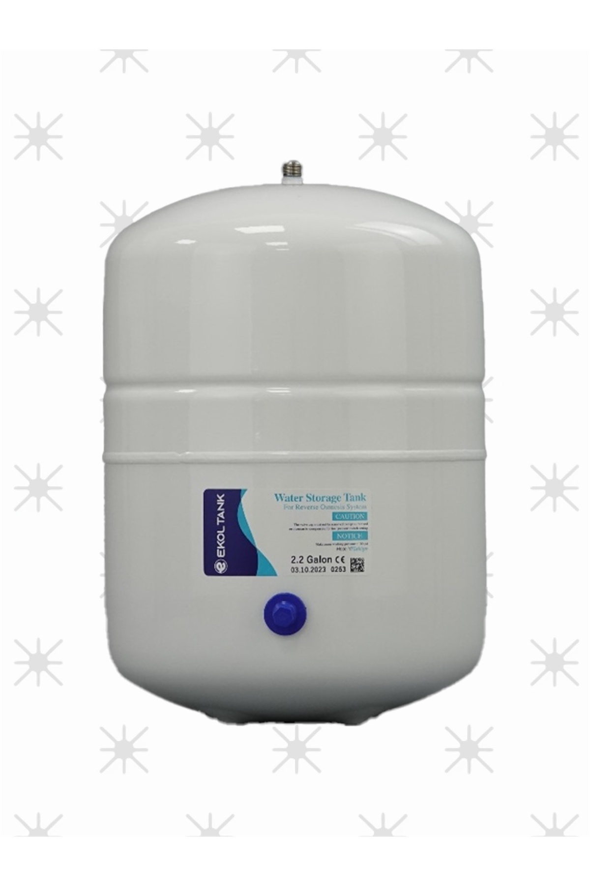 Q water 8 Litre Paslanmaz Su Arıtma Cihaz Tankı