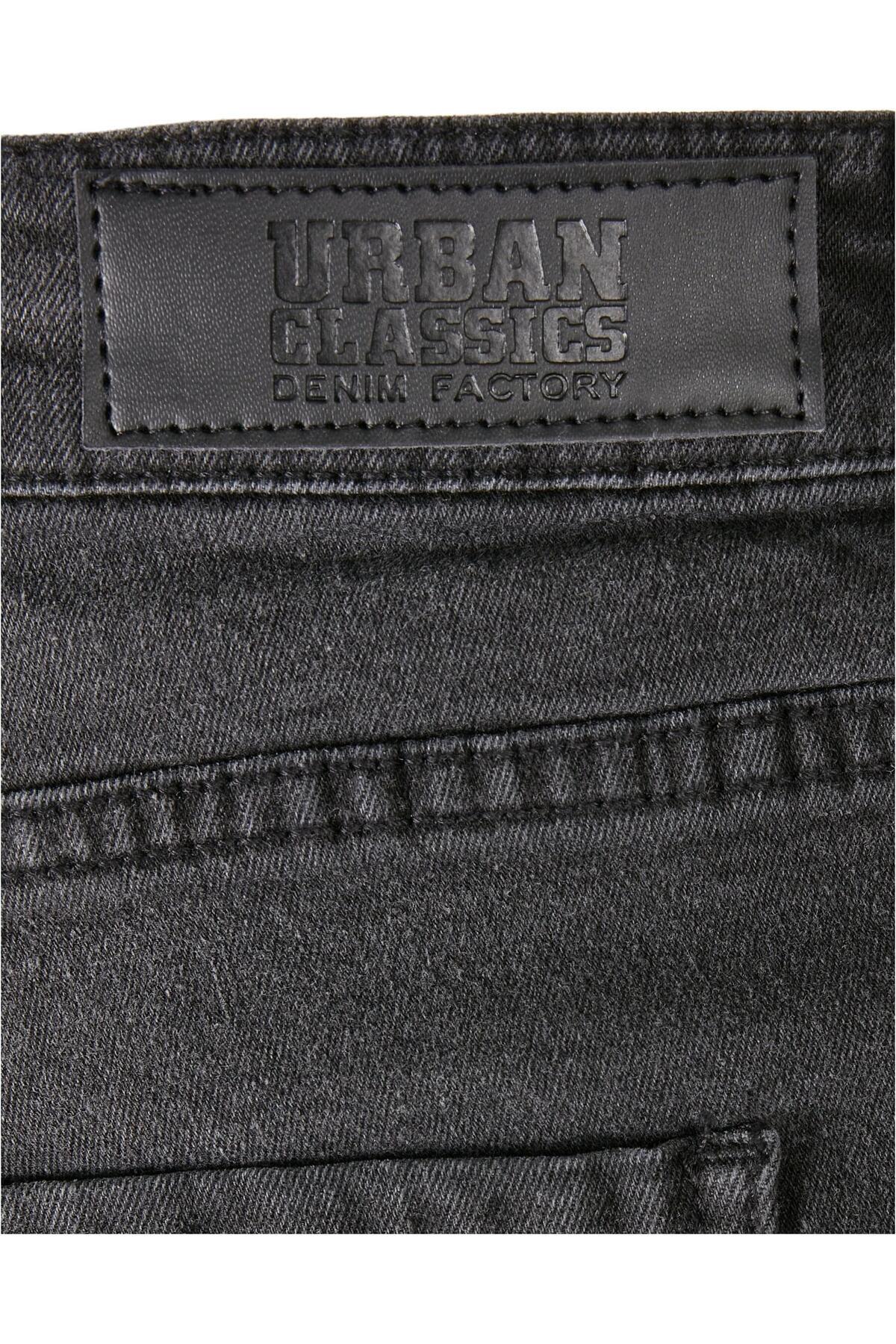 Urban Classics-Herren Slim Fit Zip Jeans 5