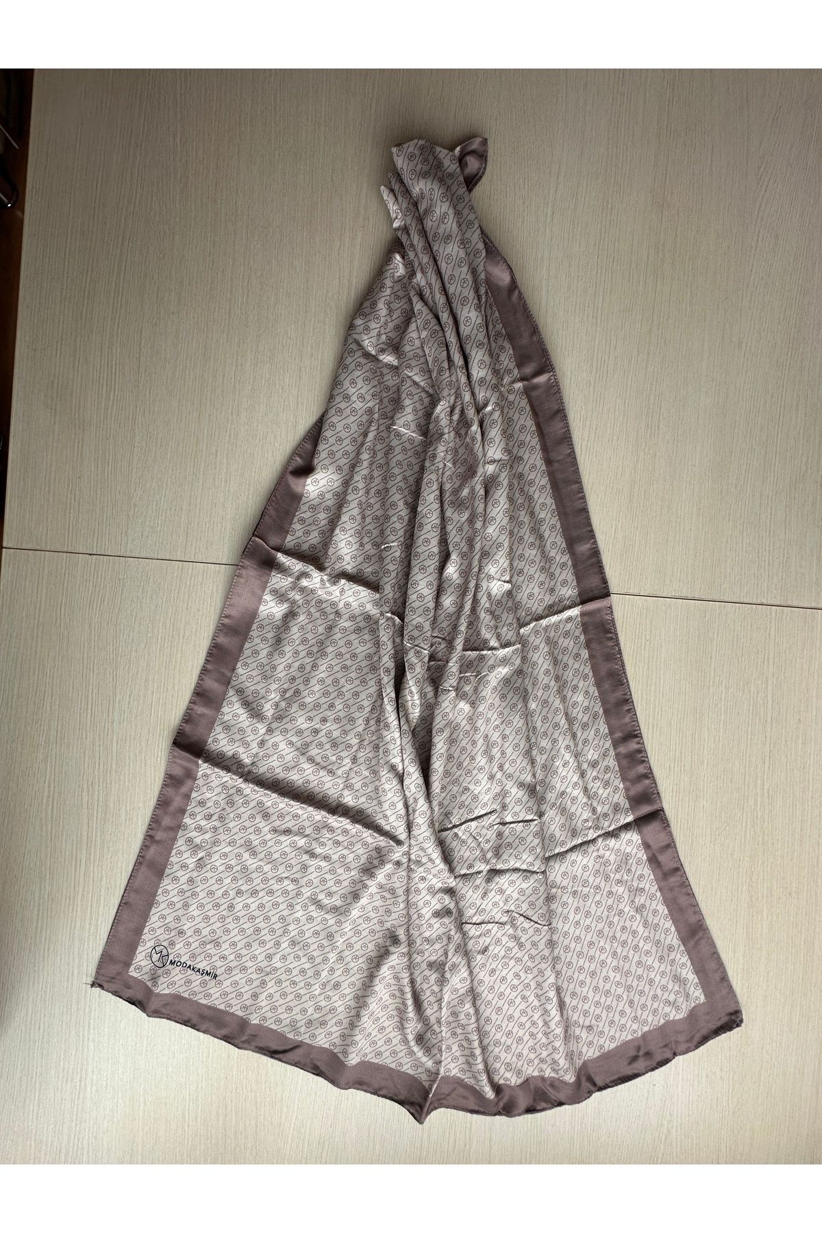 Modakaşmir-Mk Stripe Pattern Soft Shawl 190 X 75 5