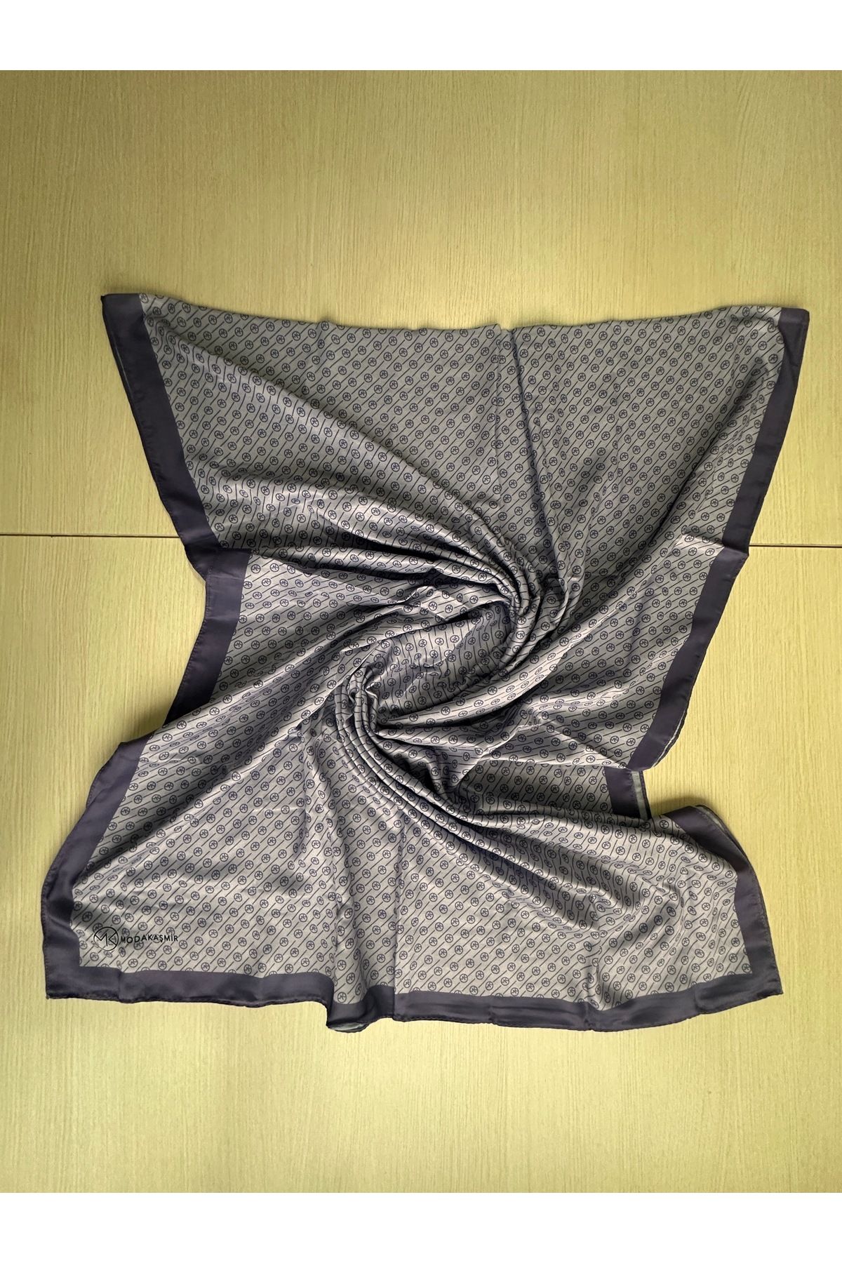 Modakaşmir-Mk Stripe Pattern Soft Shawl 190 X 75 3