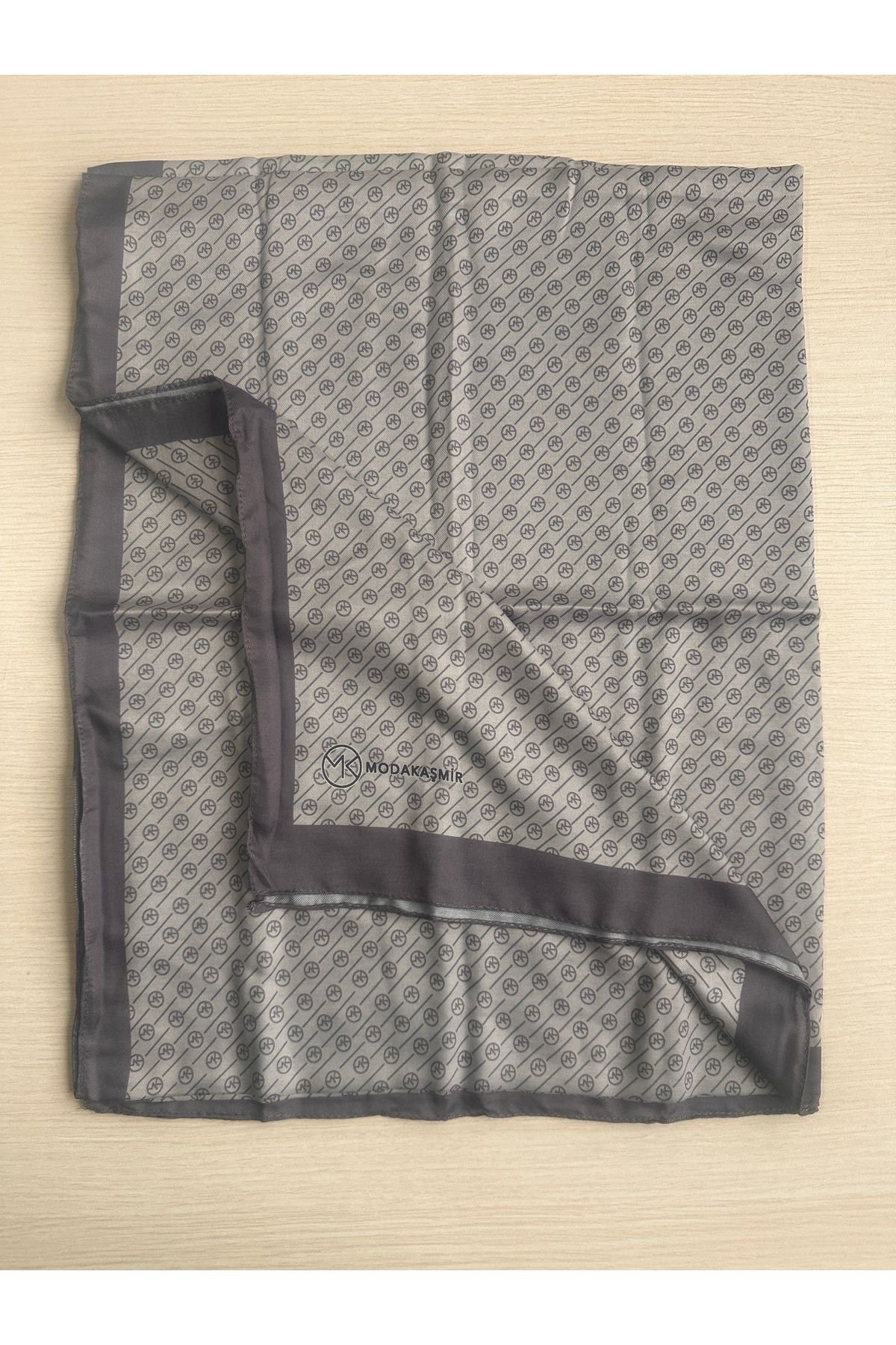 Modakaşmir-Mk Stripe Pattern Soft Shawl 190 X 75 5
