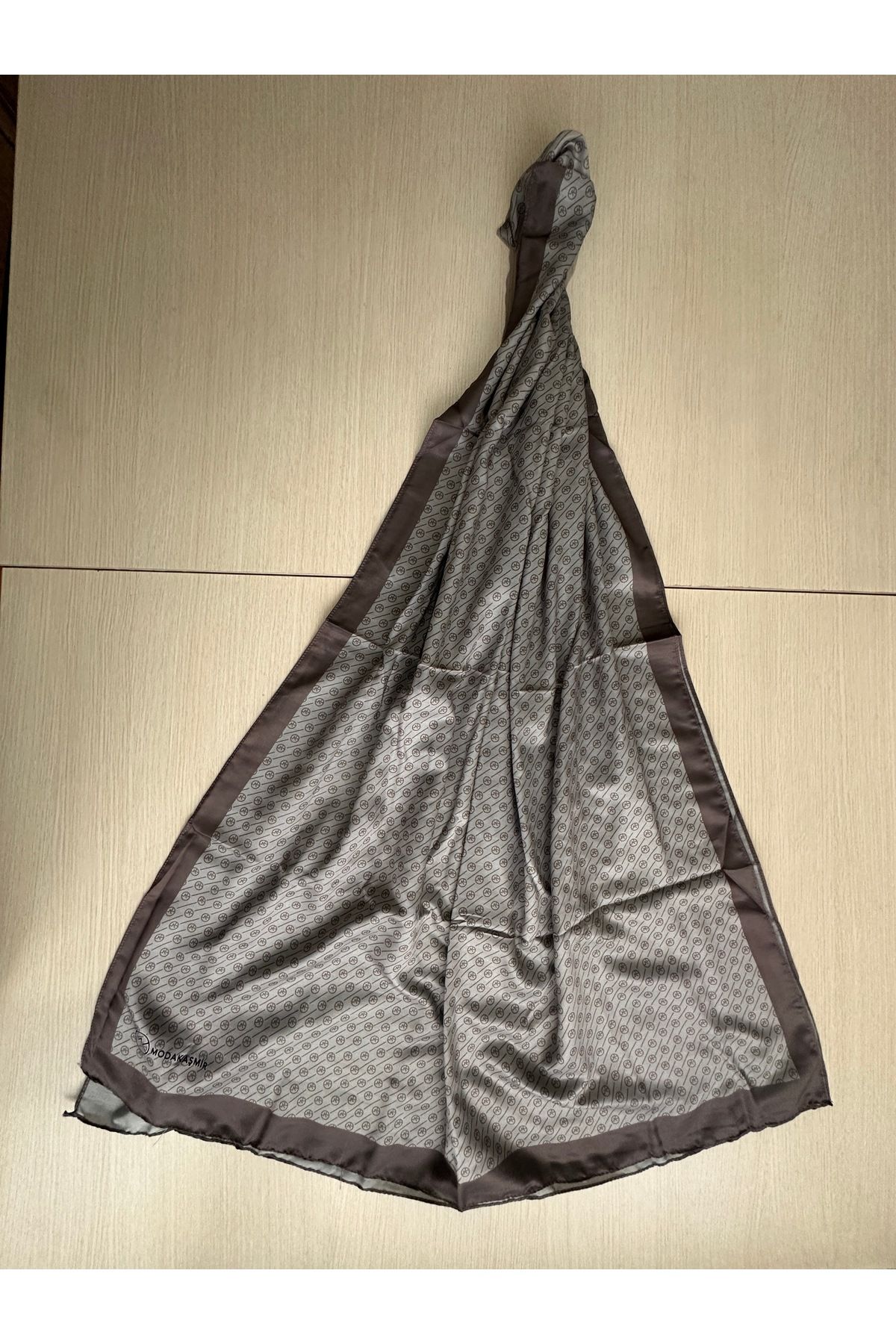 Modakaşmir-Mk Stripe Pattern Soft Shawl 190 X 75 7