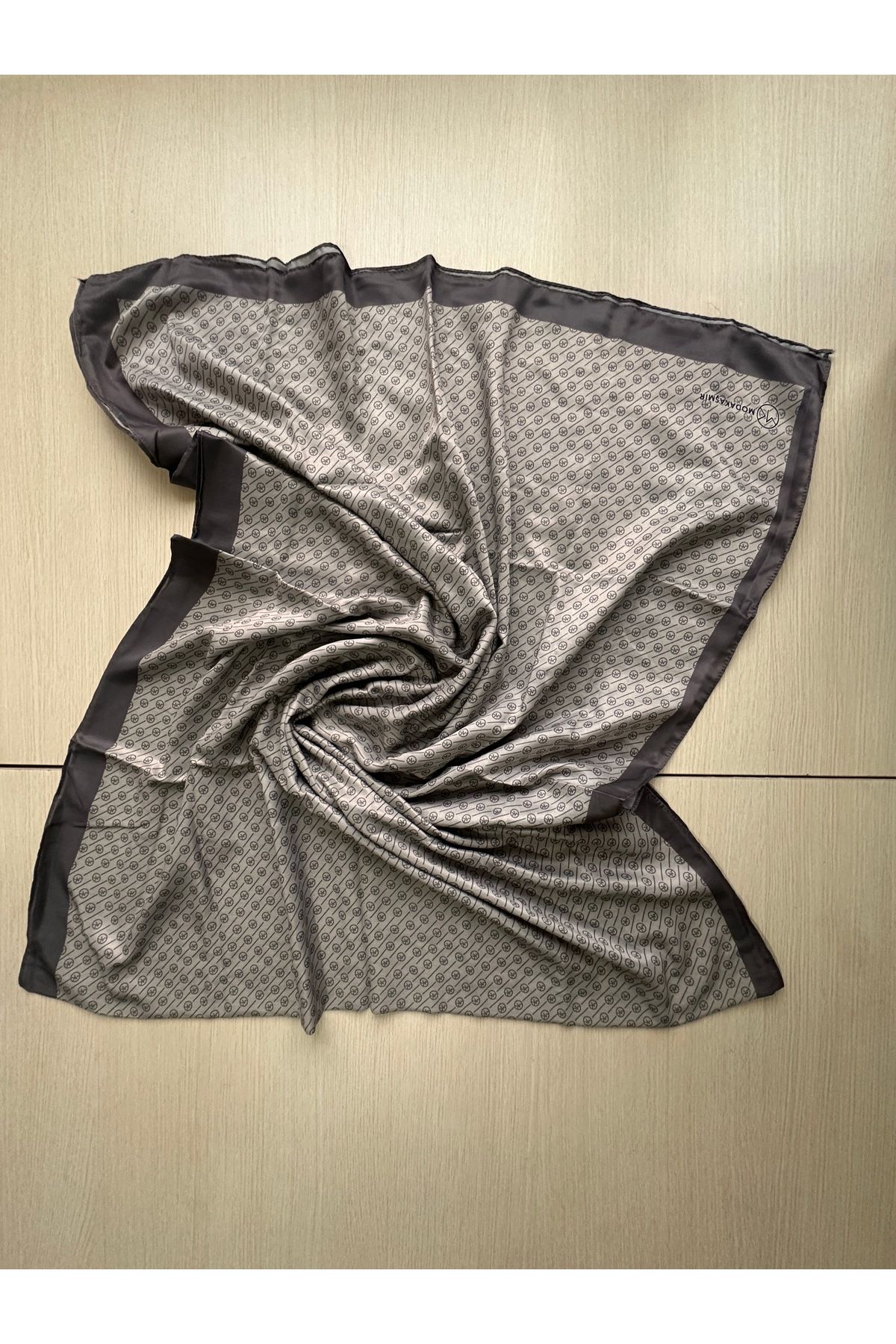 Modakaşmir-Mk Stripe Pattern Soft Shawl 190 X 75 6