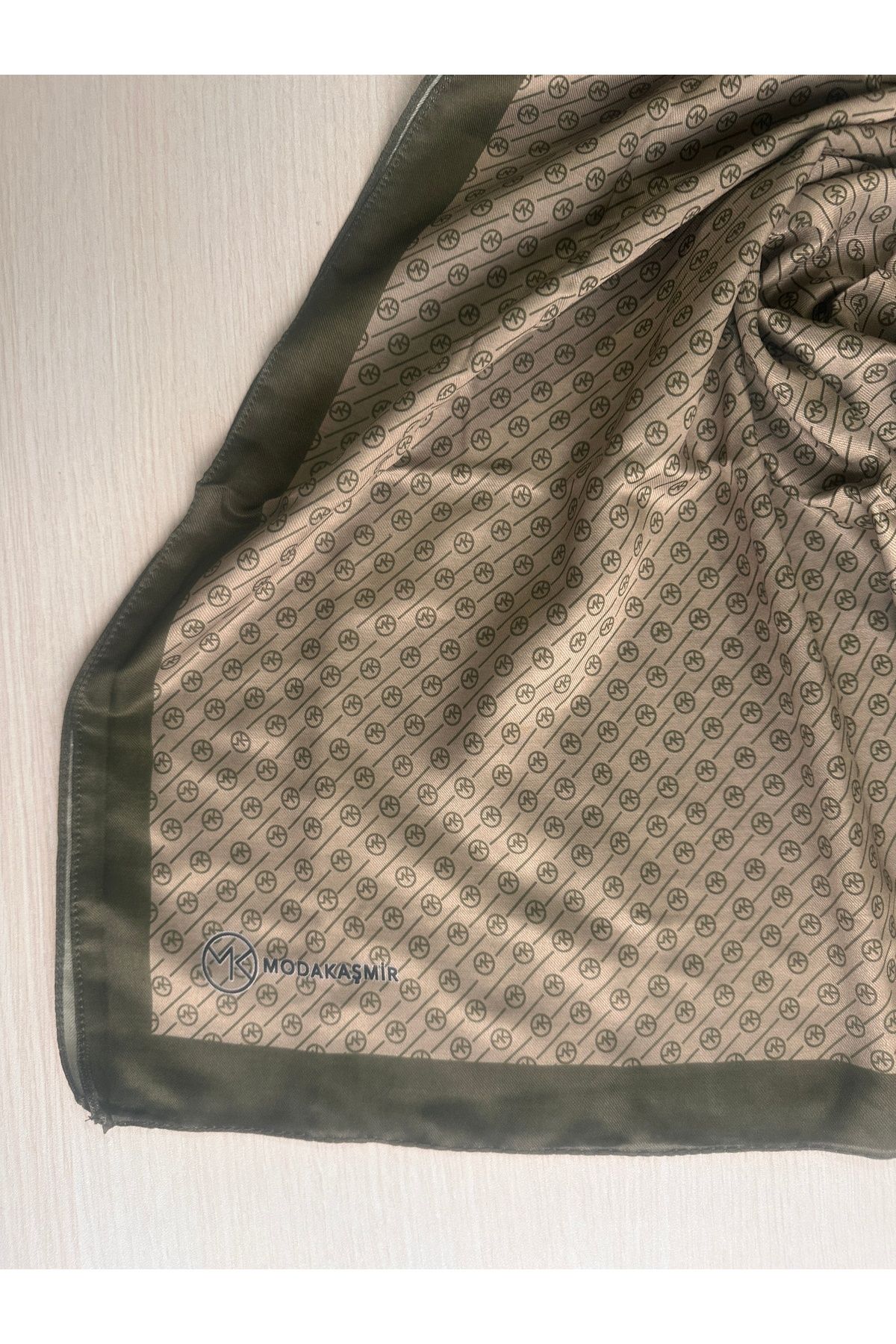 Modakaşmir-Mk Stripe Pattern Soft Shawl 190 X 75 3