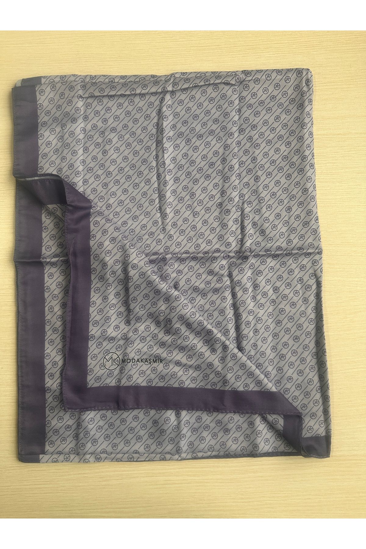 Modakaşmir-Mk Stripe Pattern Soft Shawl 190 X 75 2