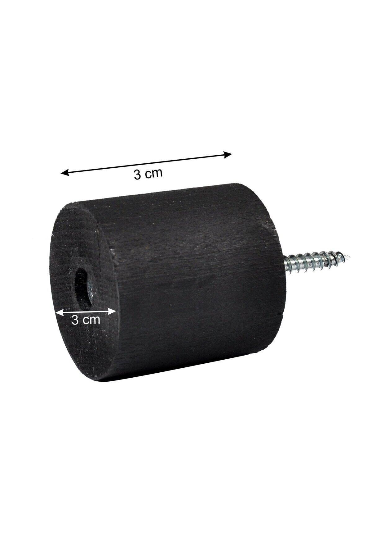 X-Perk Masa Sandalye Mobilya Ünite Sehpa Kanepe Koltuk Ahşap Ayak Yükseltici Boy 3 Cm Çap 3 Cm