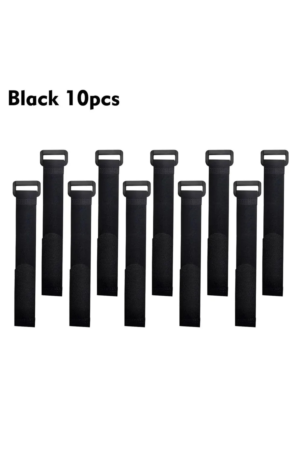 Choice-10pcs 20 * 200mm, Reusable Self-adhesive Nylon Zip Ties, Cable Fasteners 1