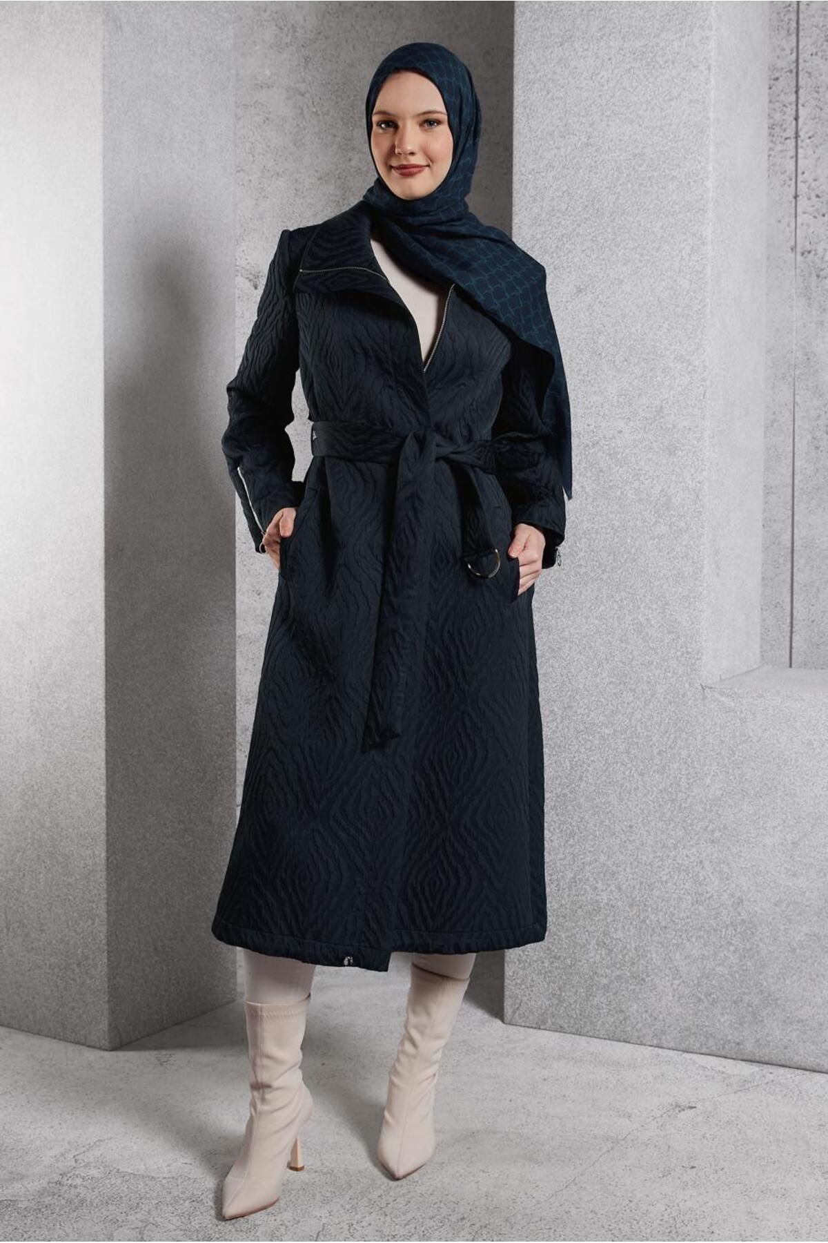 Alvina-Belted Trench Coat 1