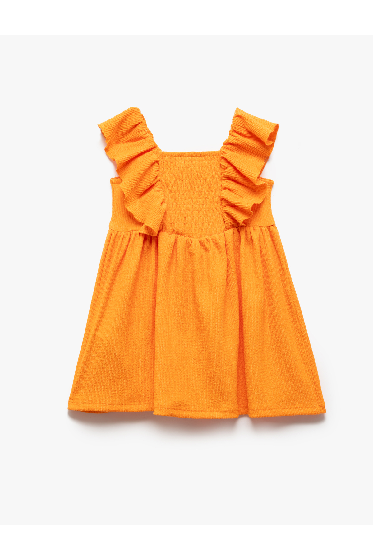Koton Turuncu Kız Bebek Elbise 5SMG80008AK fotoğrafı 2 (önizleme)
