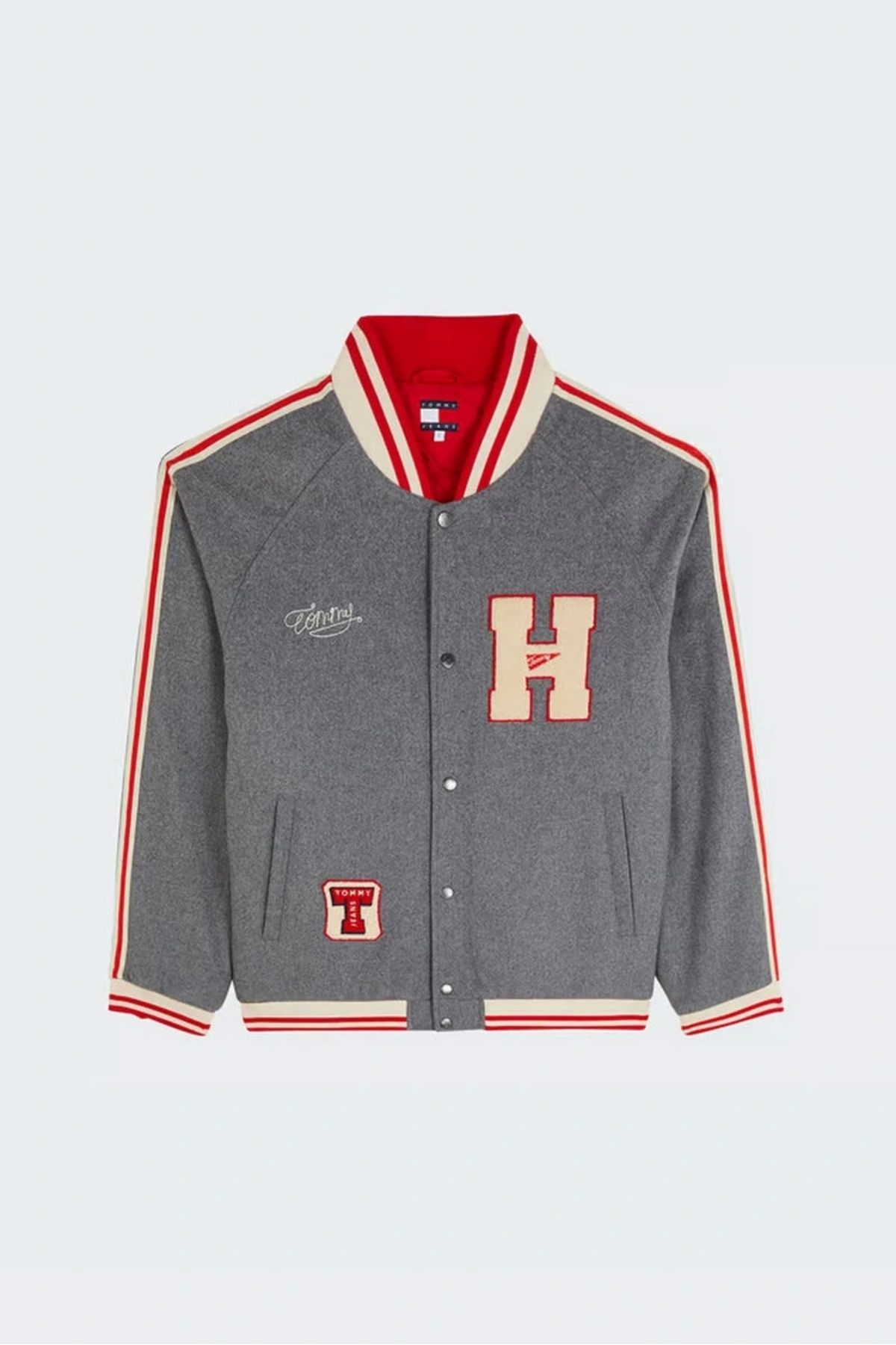 کاپشن بمب افکن خاکستری مردانه تامی هیلفیگر Tommy Hilfiger