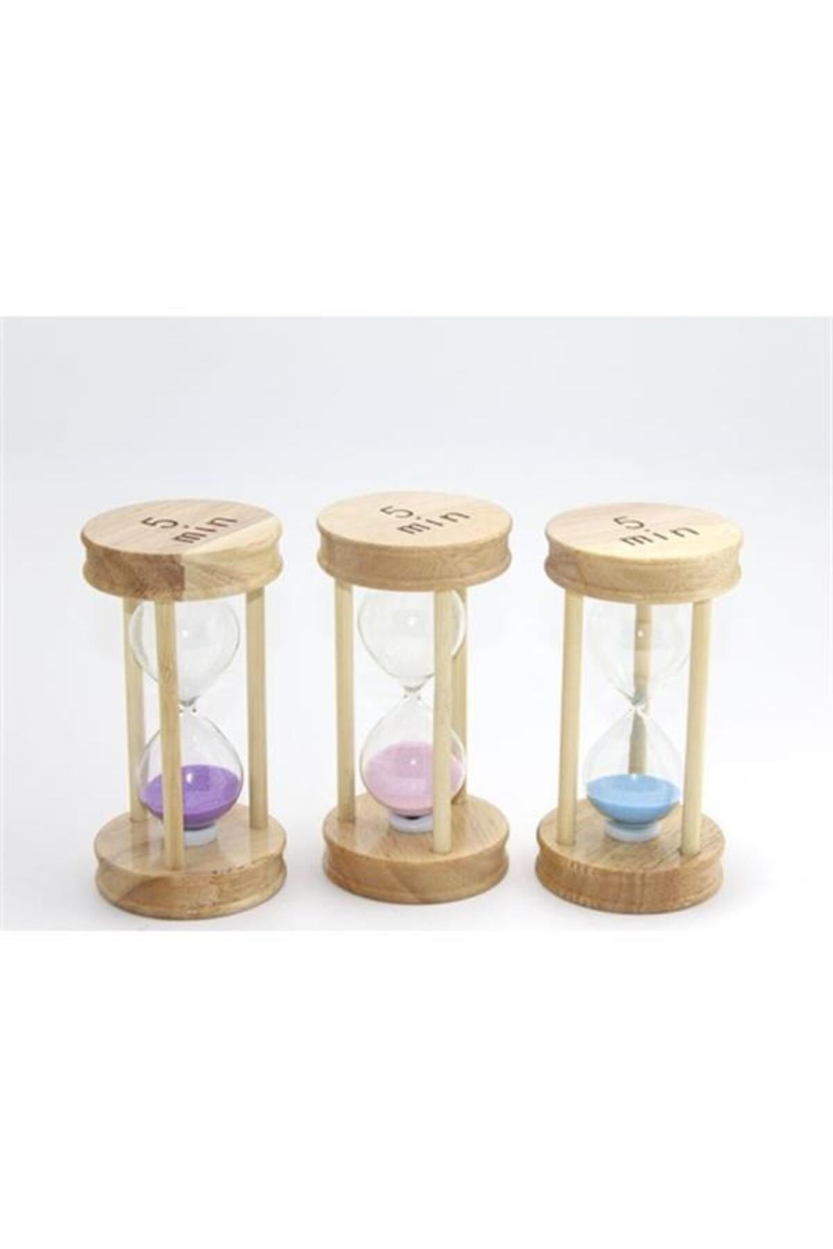 ES ELEGANS-5 Min Wooden Hourglass 1