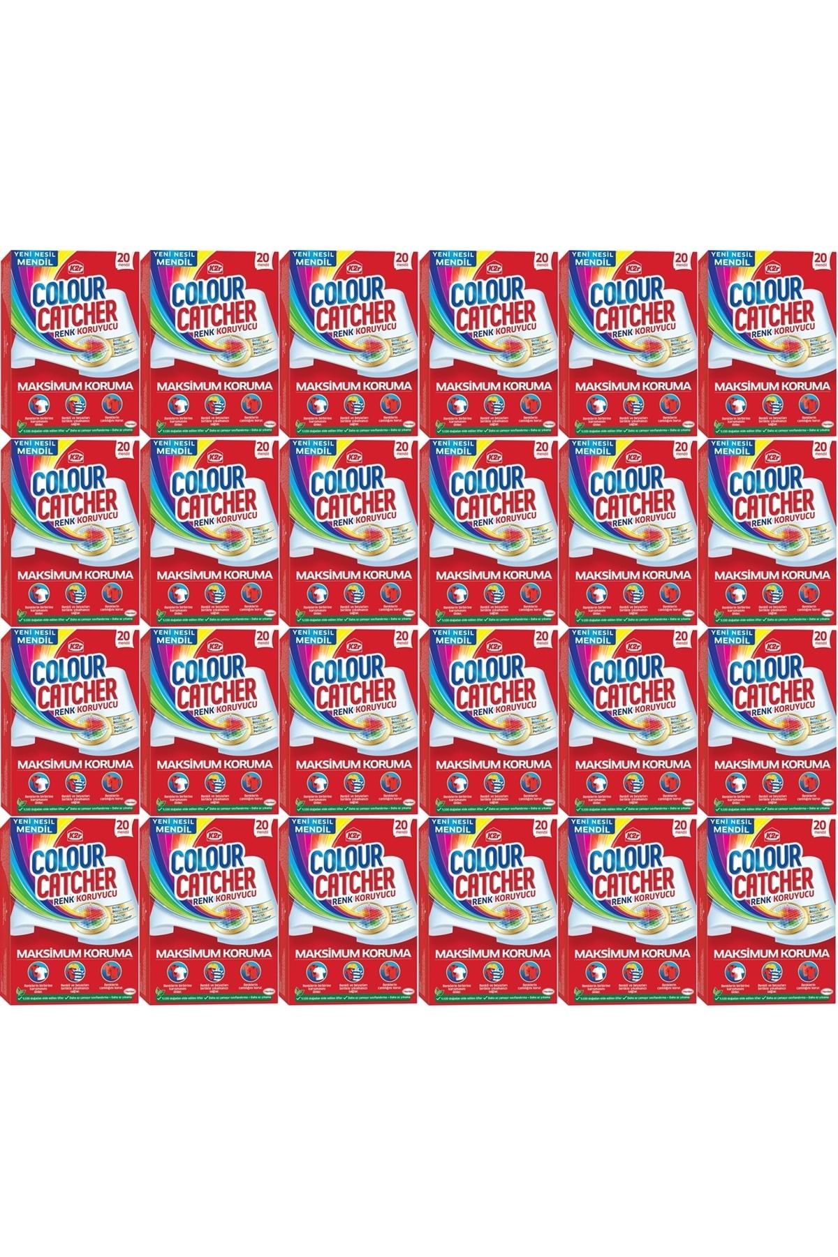 K2R Colour Catcher Renk Koruyucu Mendil 480 Li Ekonomik Pk (24PK*20)