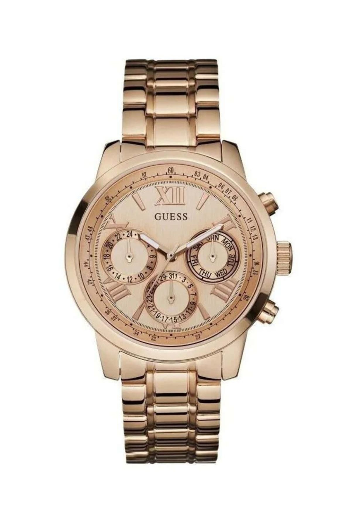 Guess-Women's Analogue Quartz Watch with Stainless Steel Strap “ W0330L2 1