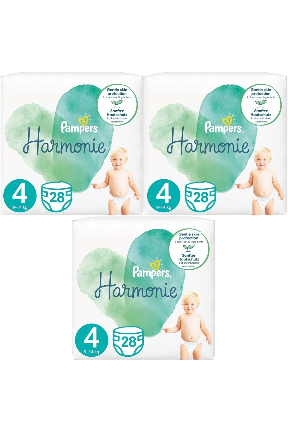 Pampers Harmonie Bebek Bezi Beden:4 (9-14KG) Maxi 84 Adet Aylık Ultra Fırsat Pk