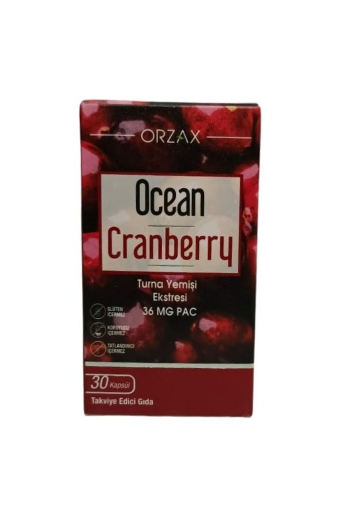 Orzax OCEAN CRANBERRY TAKVIYE EDICI GIDA 30 tablet - Fiyatı, Yorumları