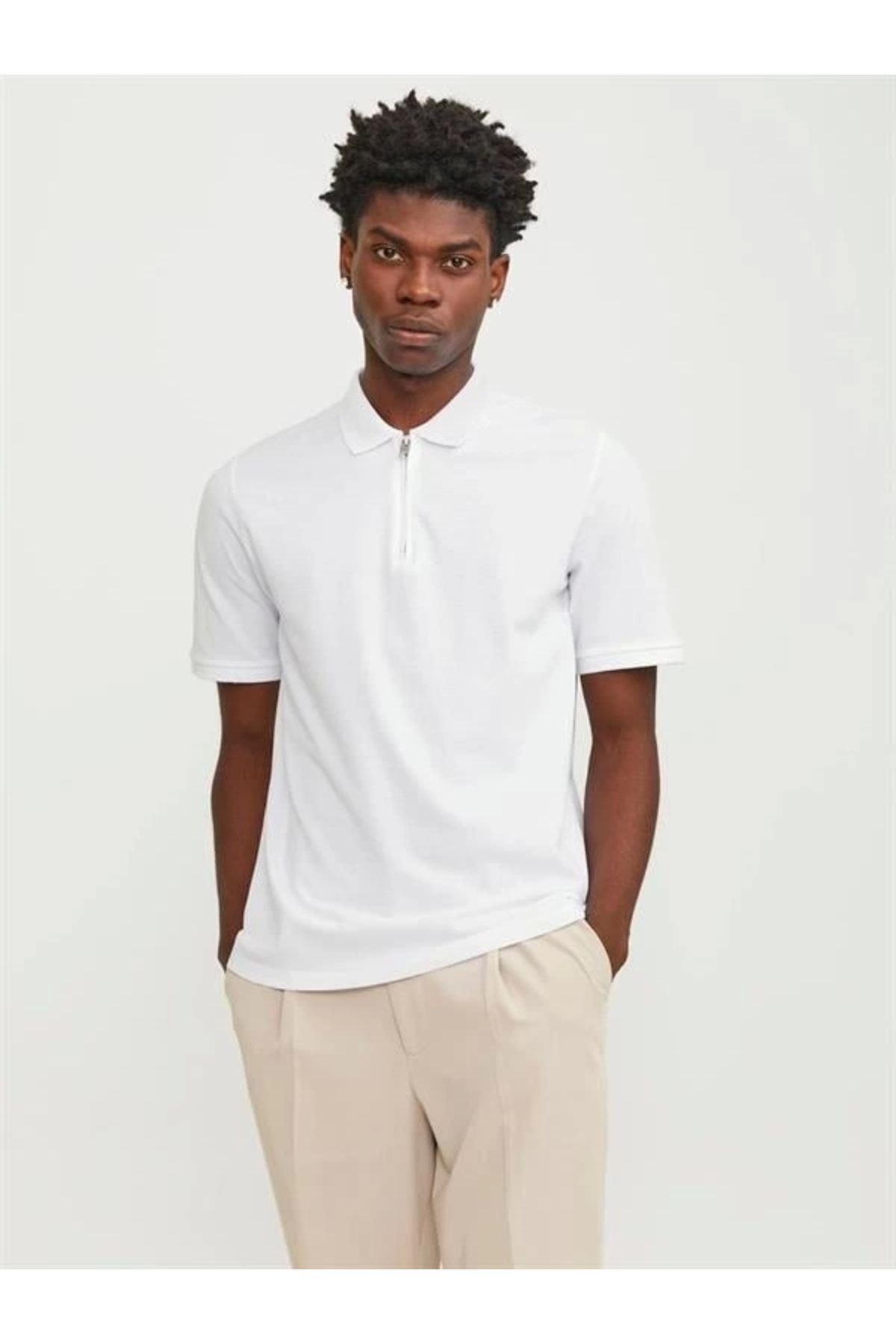 Merev Organik Pamuk Basic Polo Yaka T-Shirt