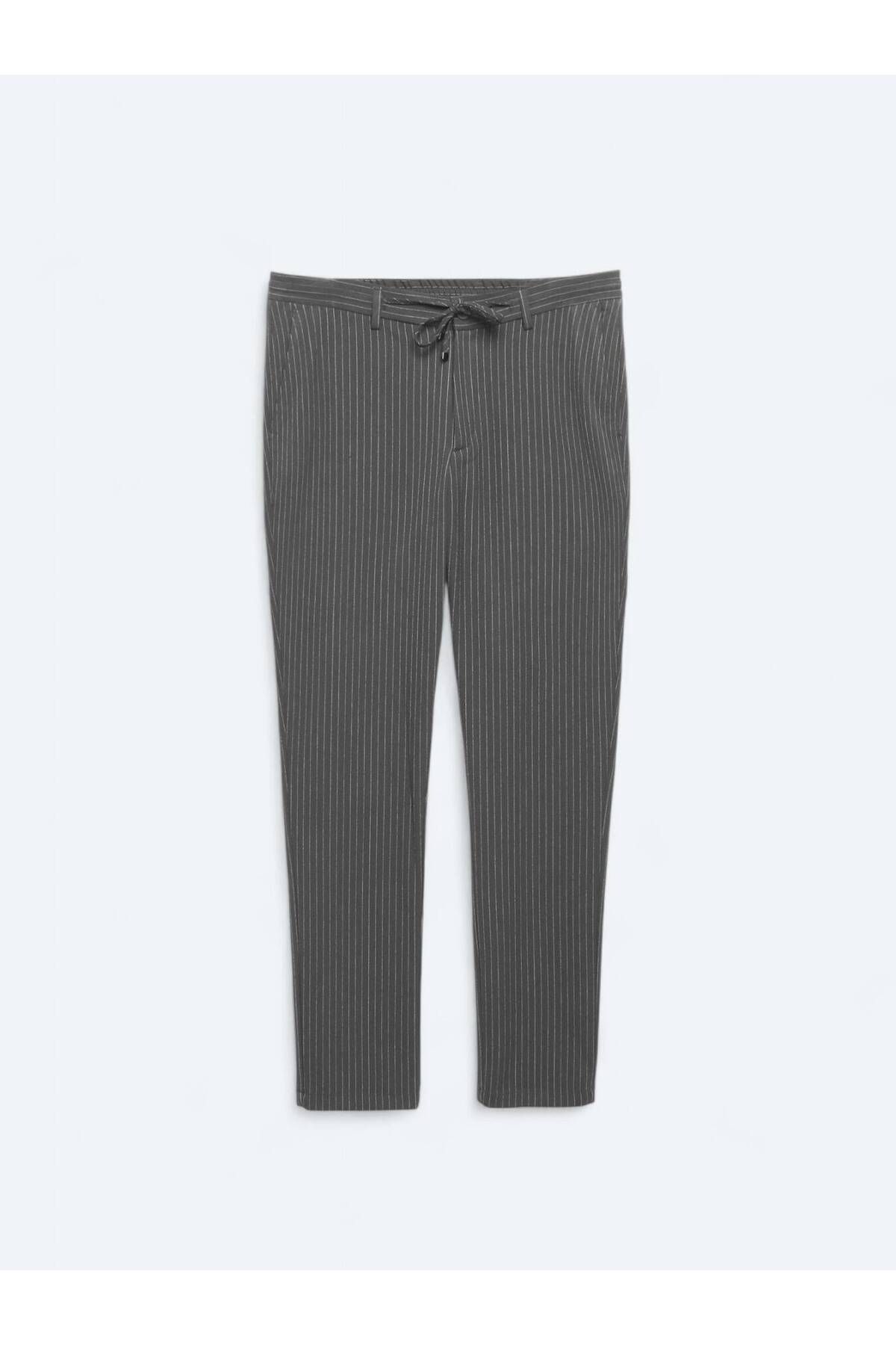 Kip-Pantaloni casual de jogging tricotați gri 5