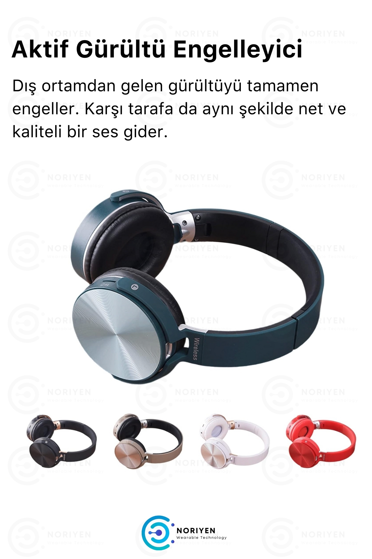 Yeni Nesil JB950 Wireless Bluetooth Extra Bass Mikrofonlu HD Ses Kablosuz Şık Kulaküstü Kulaklık
