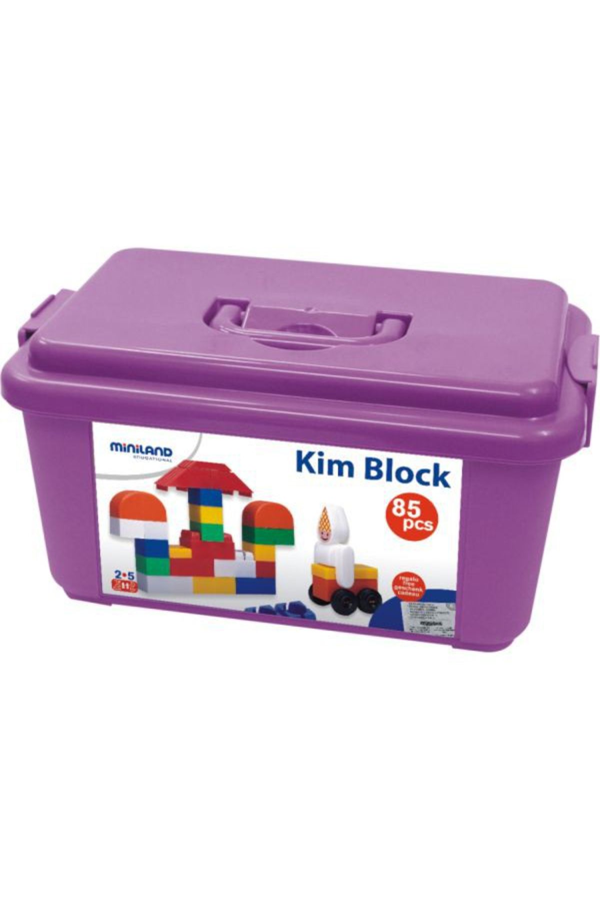 Miniland Caramizi De Construit Kim Blocks 85 - One Size