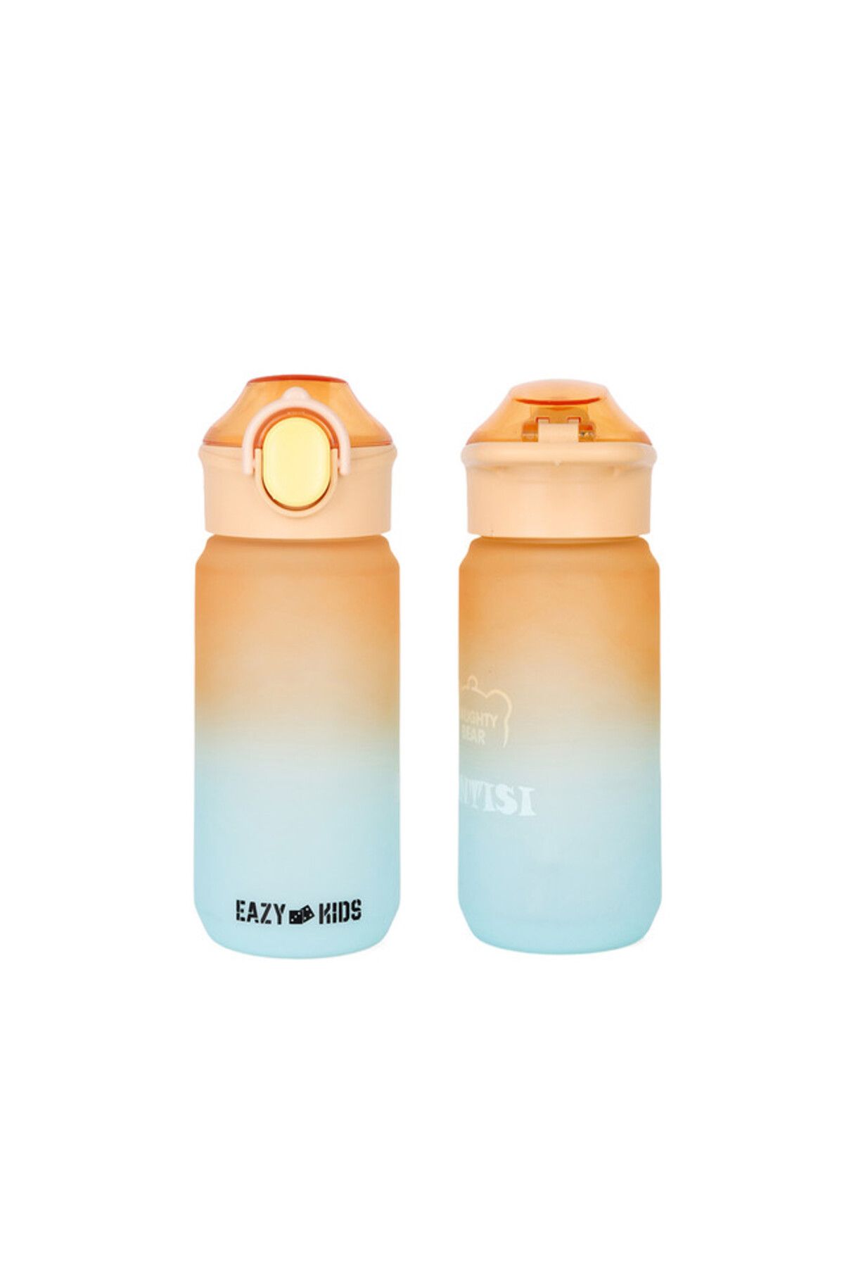 Eazy Kids-Water Bottle 500ml wt Handle - Orange 6