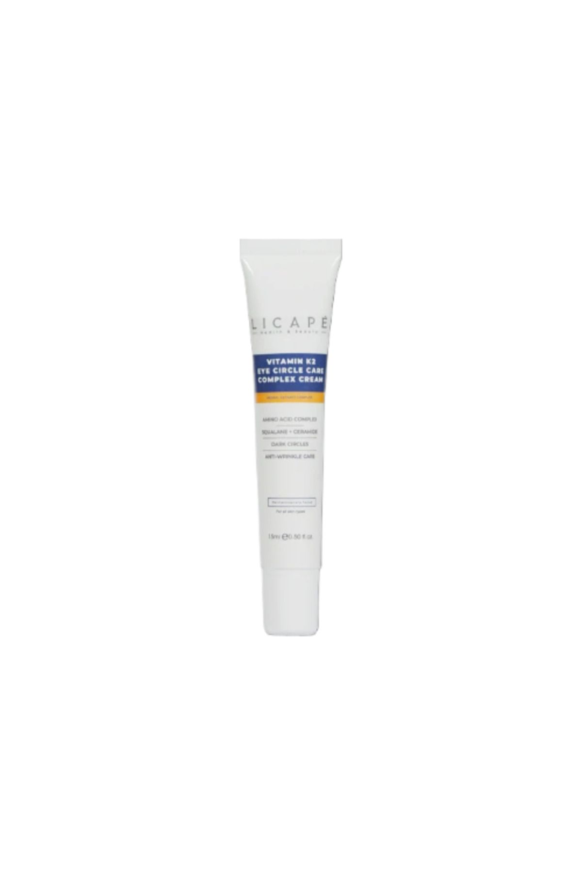 Licape Licape | Crema De Ochi 15 Ml | Ingrijire Hidratanta Pentru Piele Radianta, Vitamina K2 - One Size