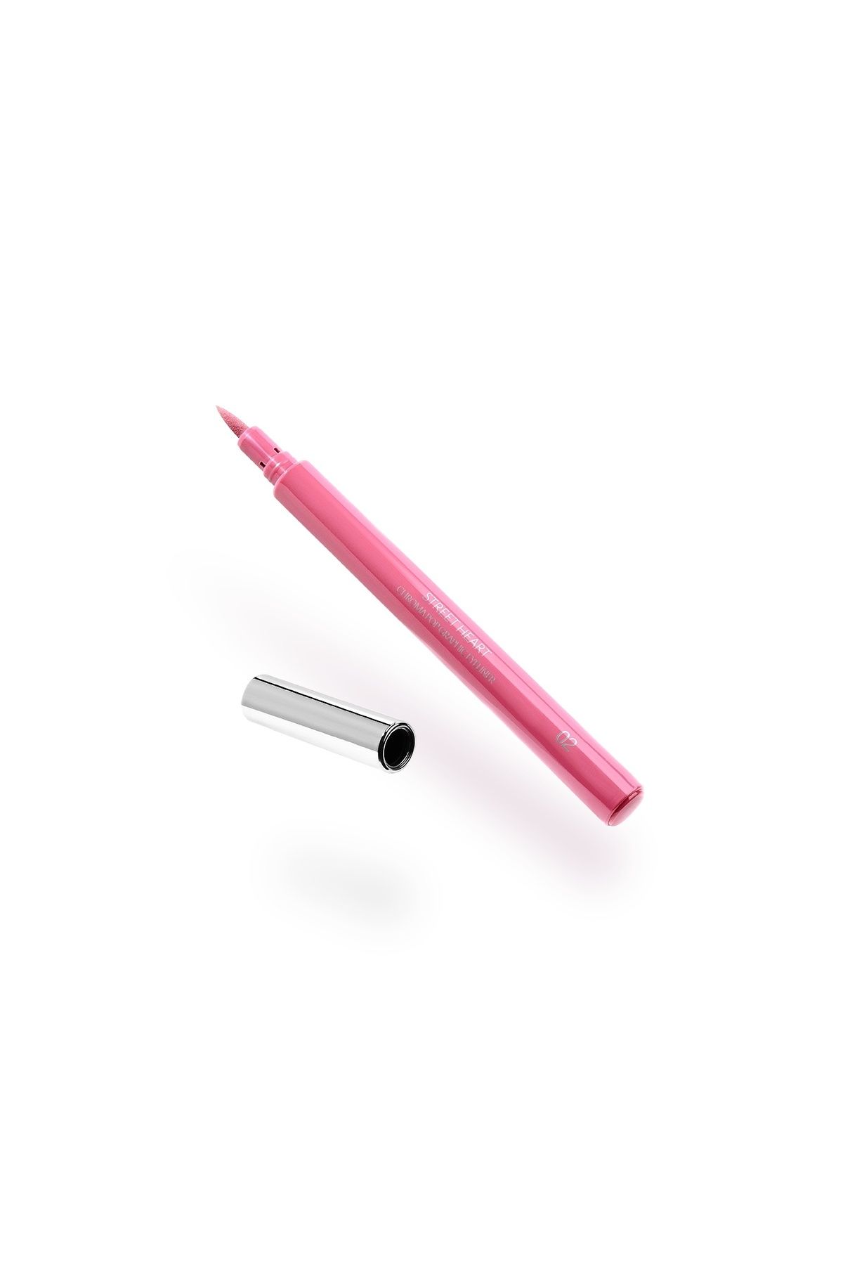 Kiko EYELINER - Street Heart Chroma Pop Graphic Eyeliner - 02 Pink Parkour