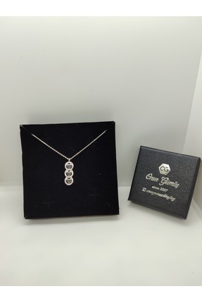 Onur Gümüş 925 ayar gümüş 3 Kalpli Kolye