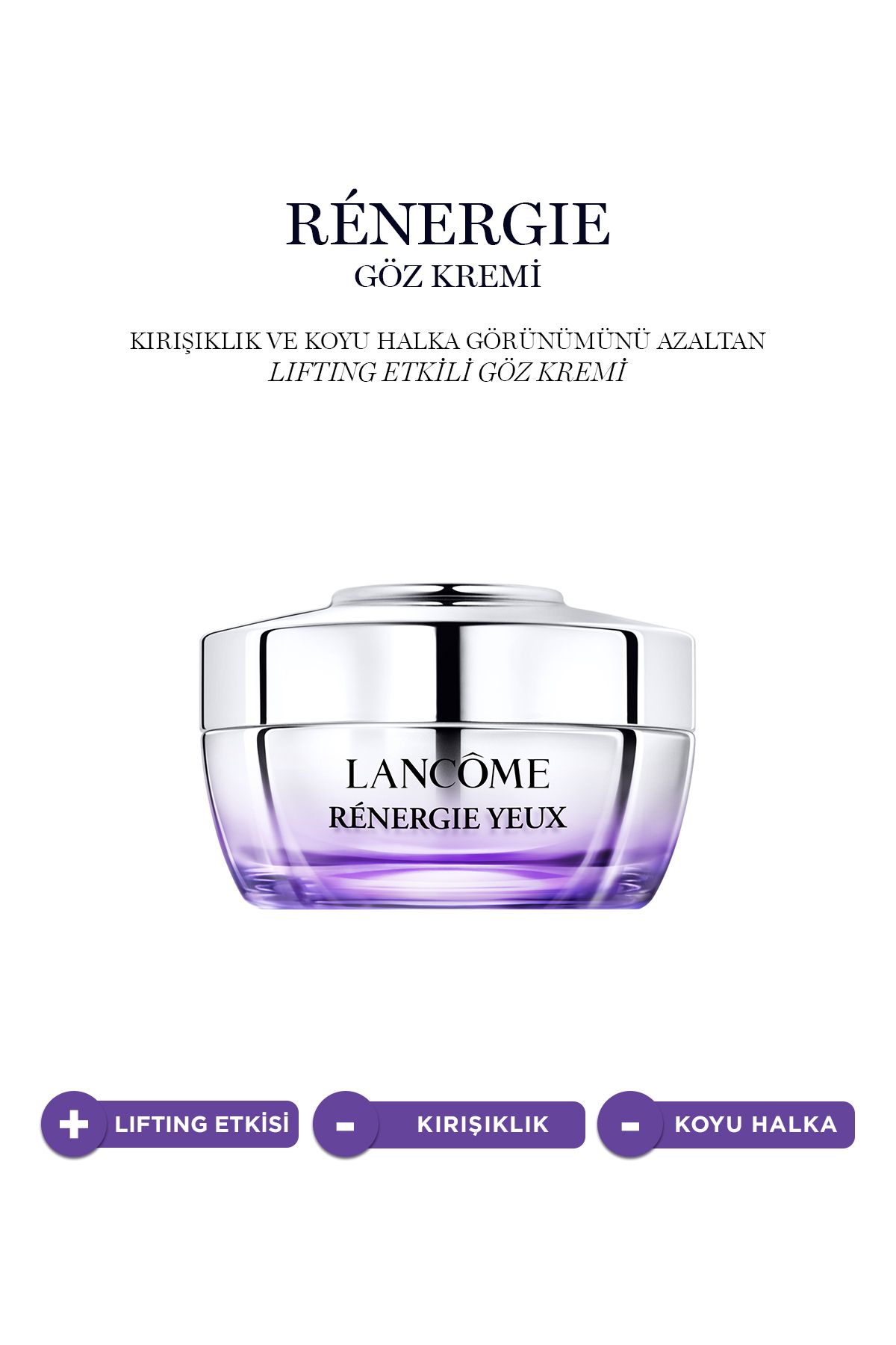 Lancome-Renergie Yeux Cream 15 ml - Wrinkle and Dark Circle D Mask 1