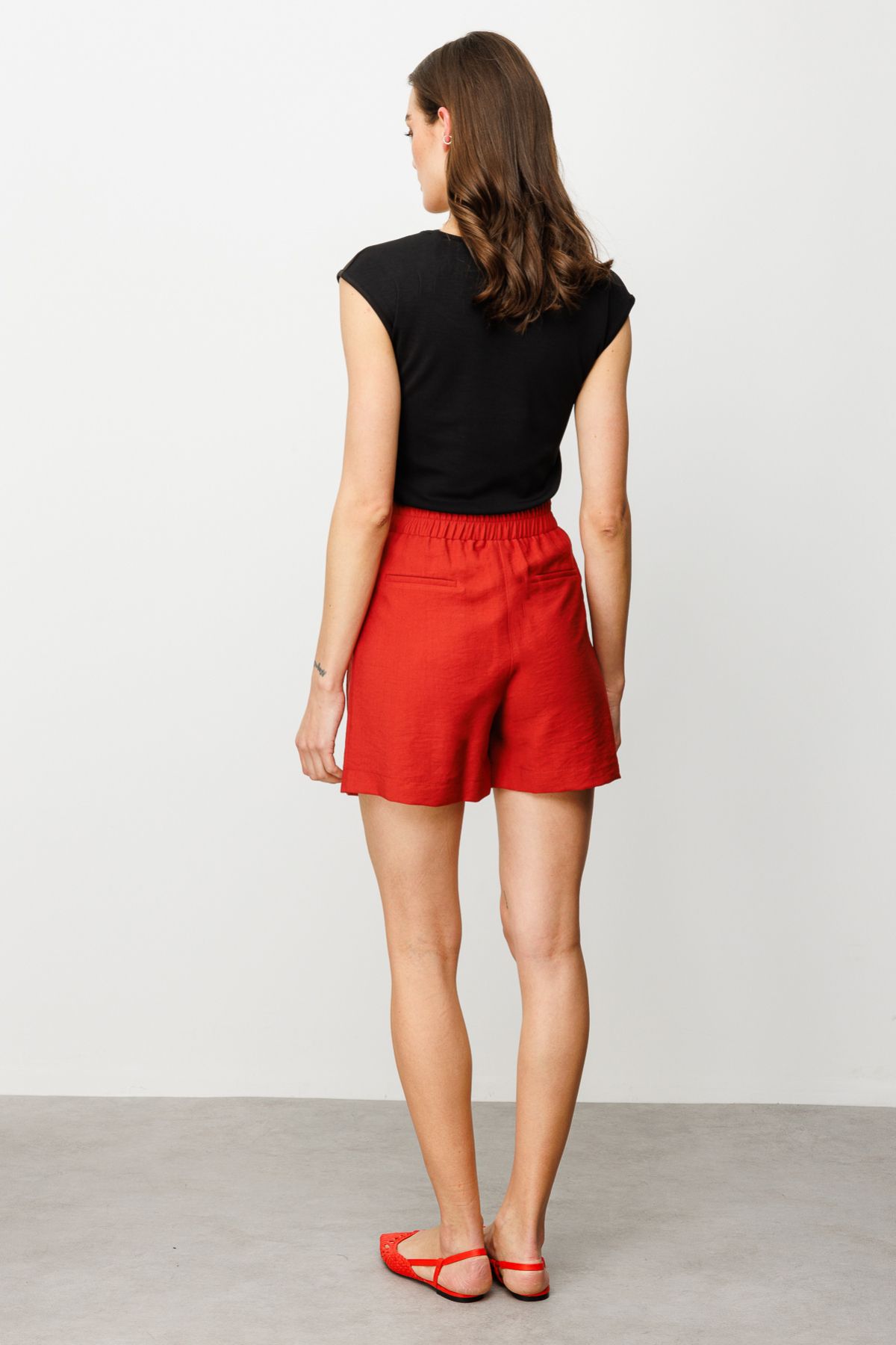 ON-Elastic Waist Shorts 6