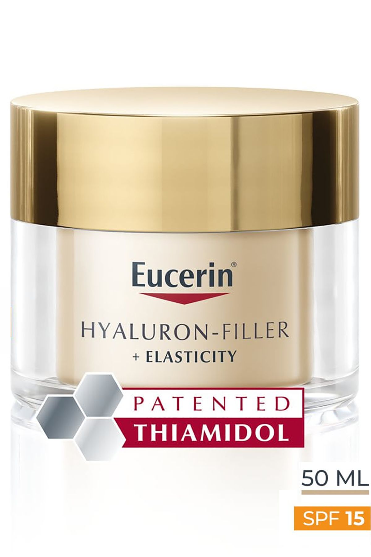 Eucerin-حشو الهيالورون + كريم النهار المرن بعامل حماية من الشمس SPF15، 50 مل 2