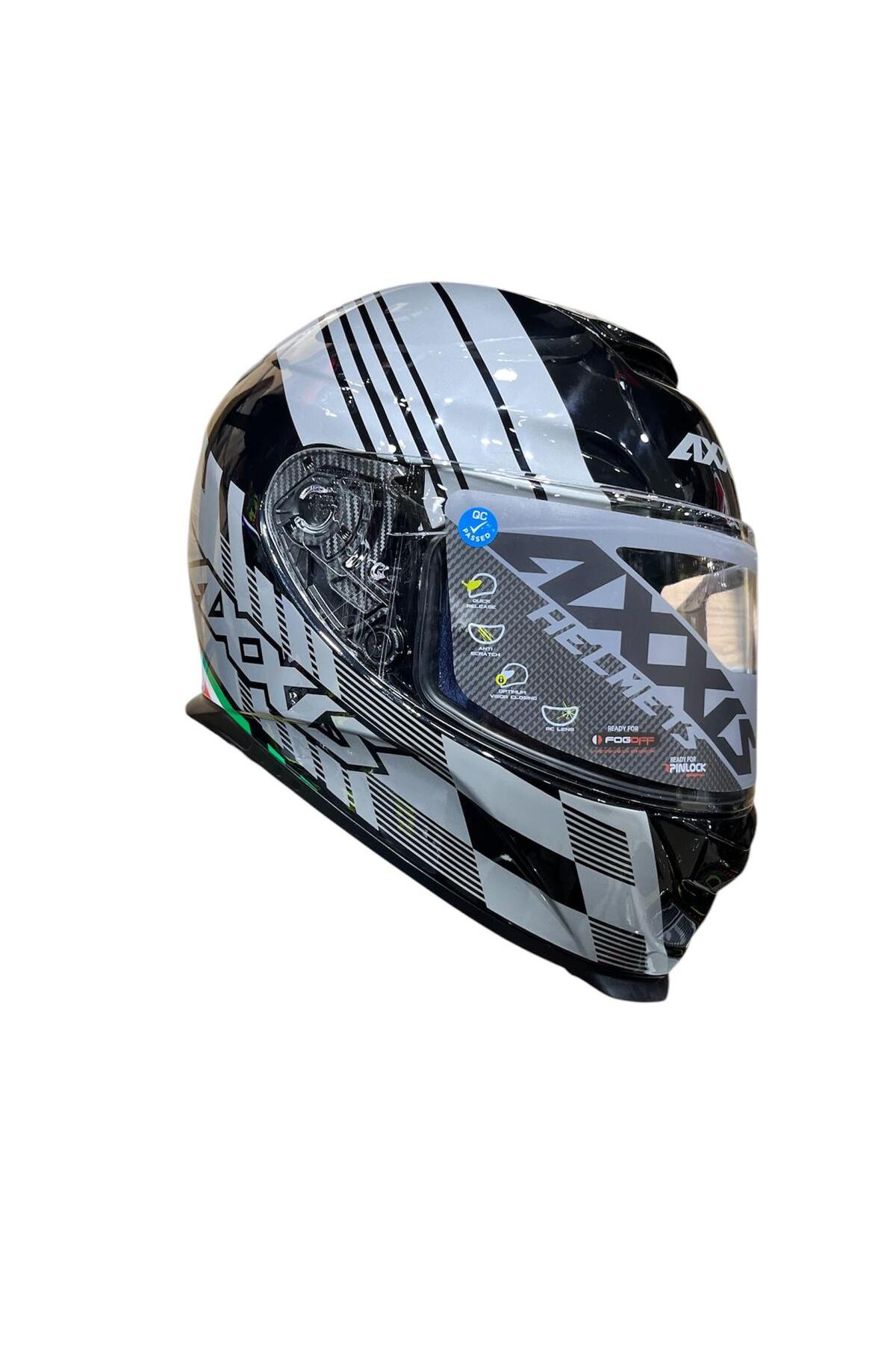 Axxis MOTOTEZ FULL FACE KAPALI MOTOSİKLET KASKI AXXIS EAGLE