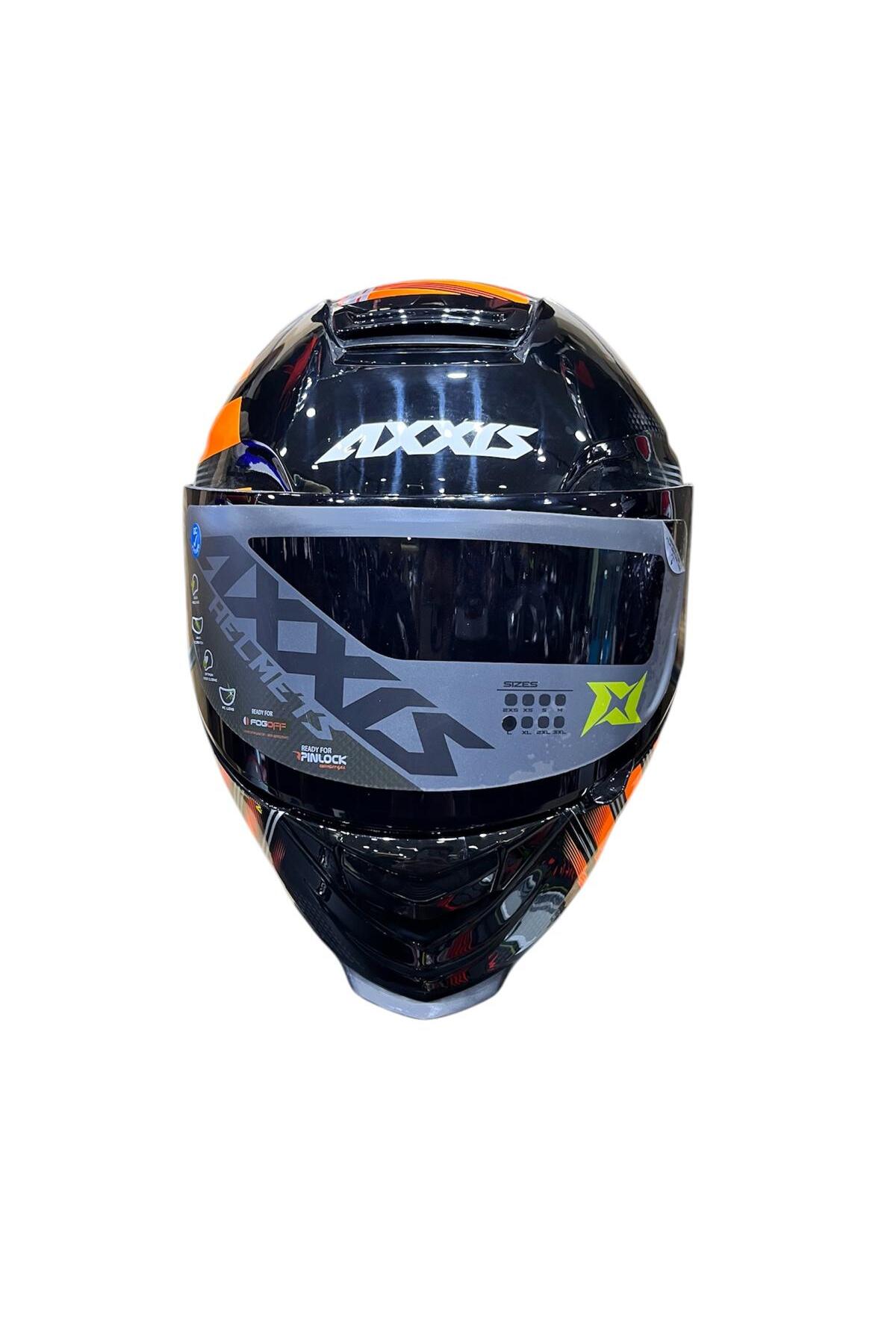 Axxis MOTOTEZ FULL FACE KAPALI MOTOSİKLET KASKI AXXIS EAGLE