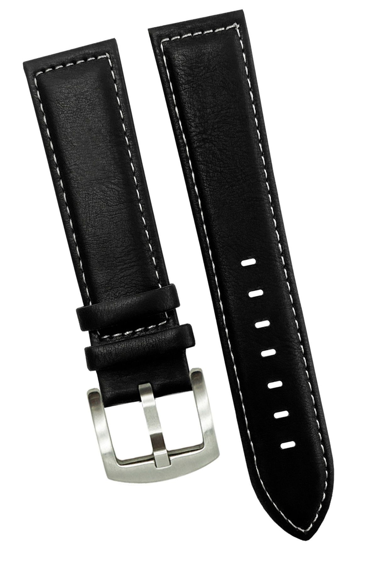 Trendburada-20mm Fossil-Welder-Wesse-Casio-Armani-Omega-Seiko-Tissot Watch Band Strap - Leather Silicone A11 2