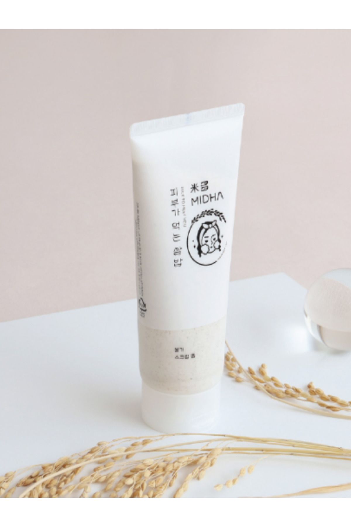 MIDHA-Rice Bran Scrub Foam |   150 ml Essence Foam Cleanser 2
