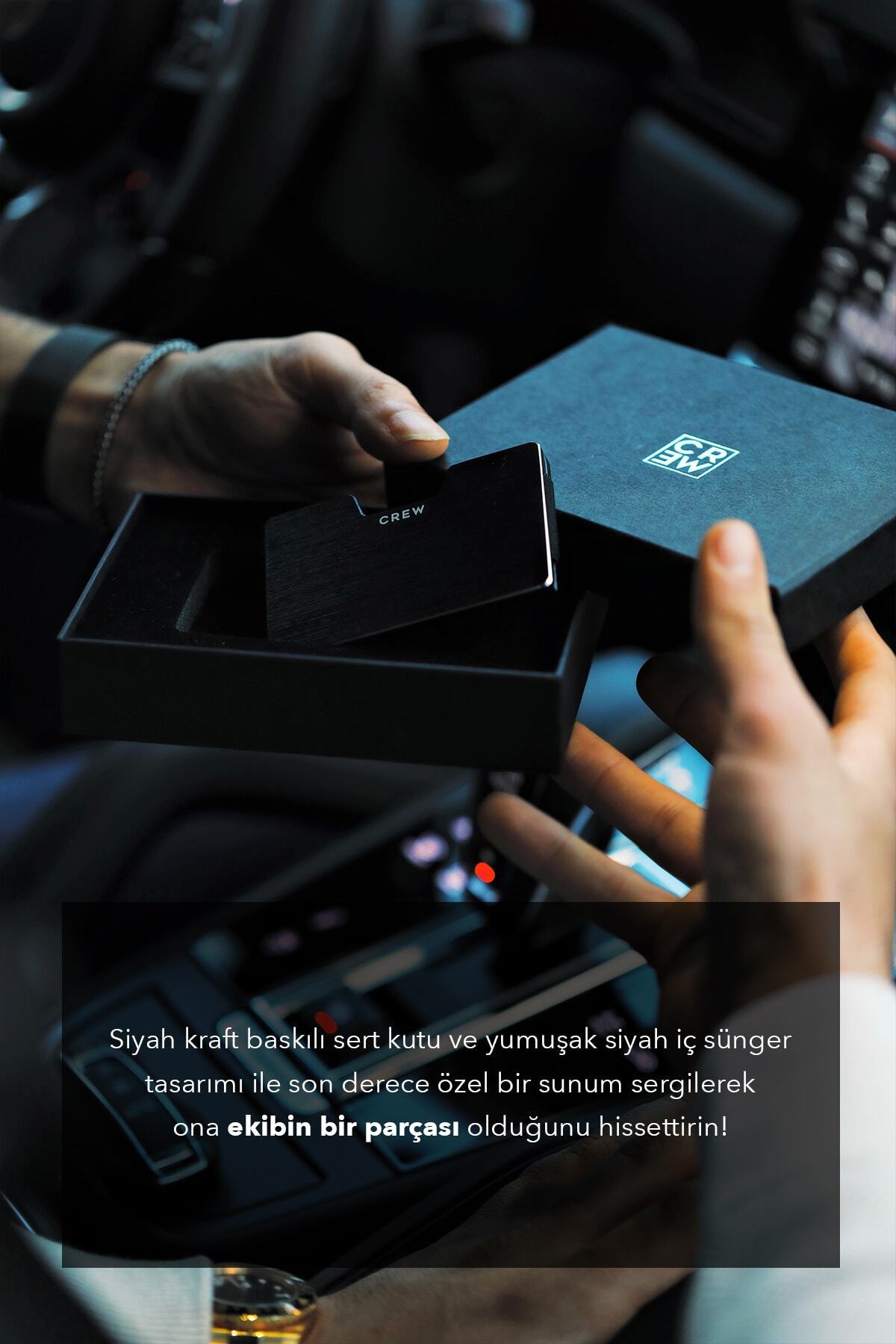 Crew Leather Yeni Nesil Block Metal Cüzdan & Kartlık görsel 5