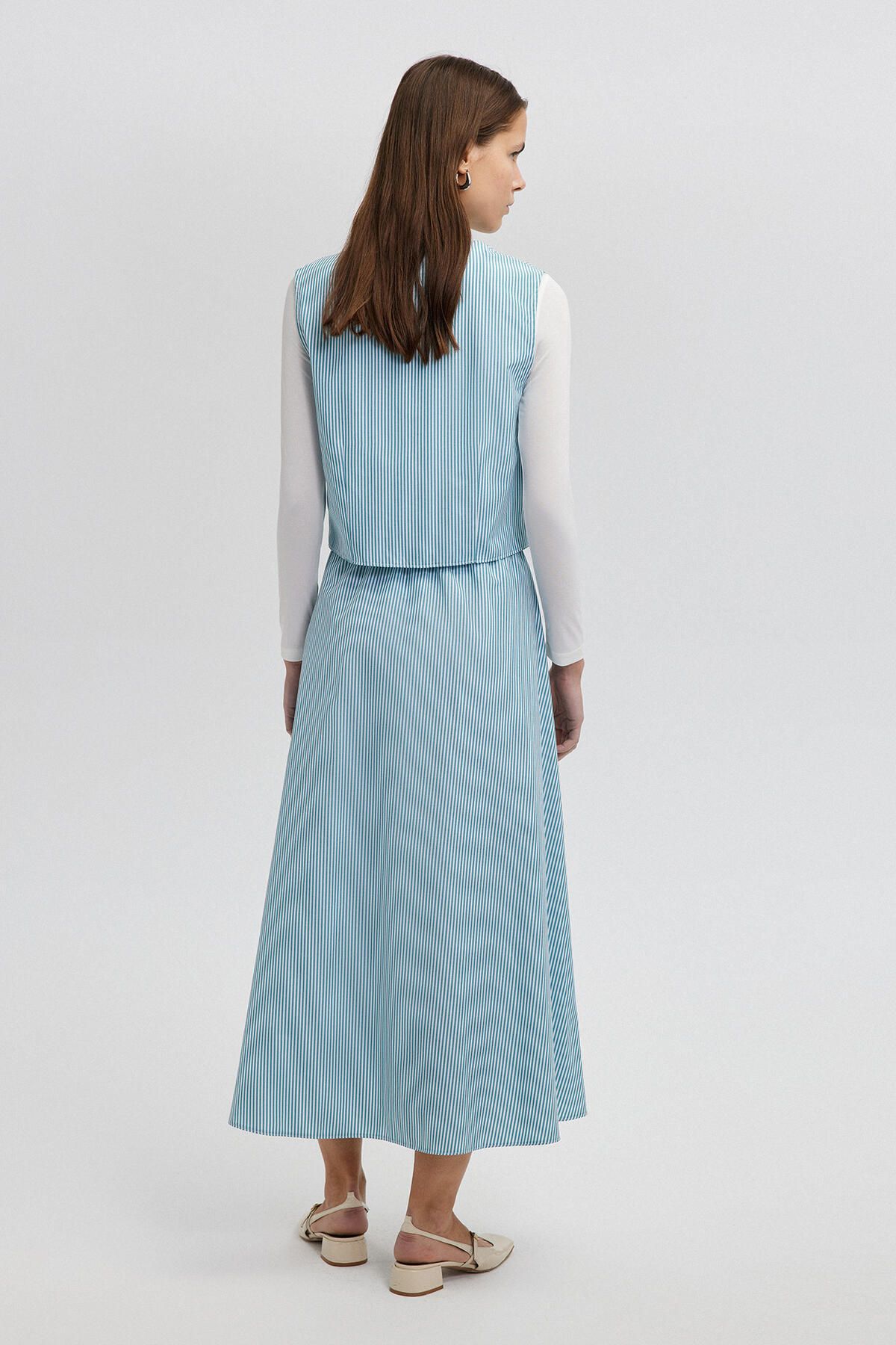 Touché Privé-POPLIN VEST SKIRT SET 4