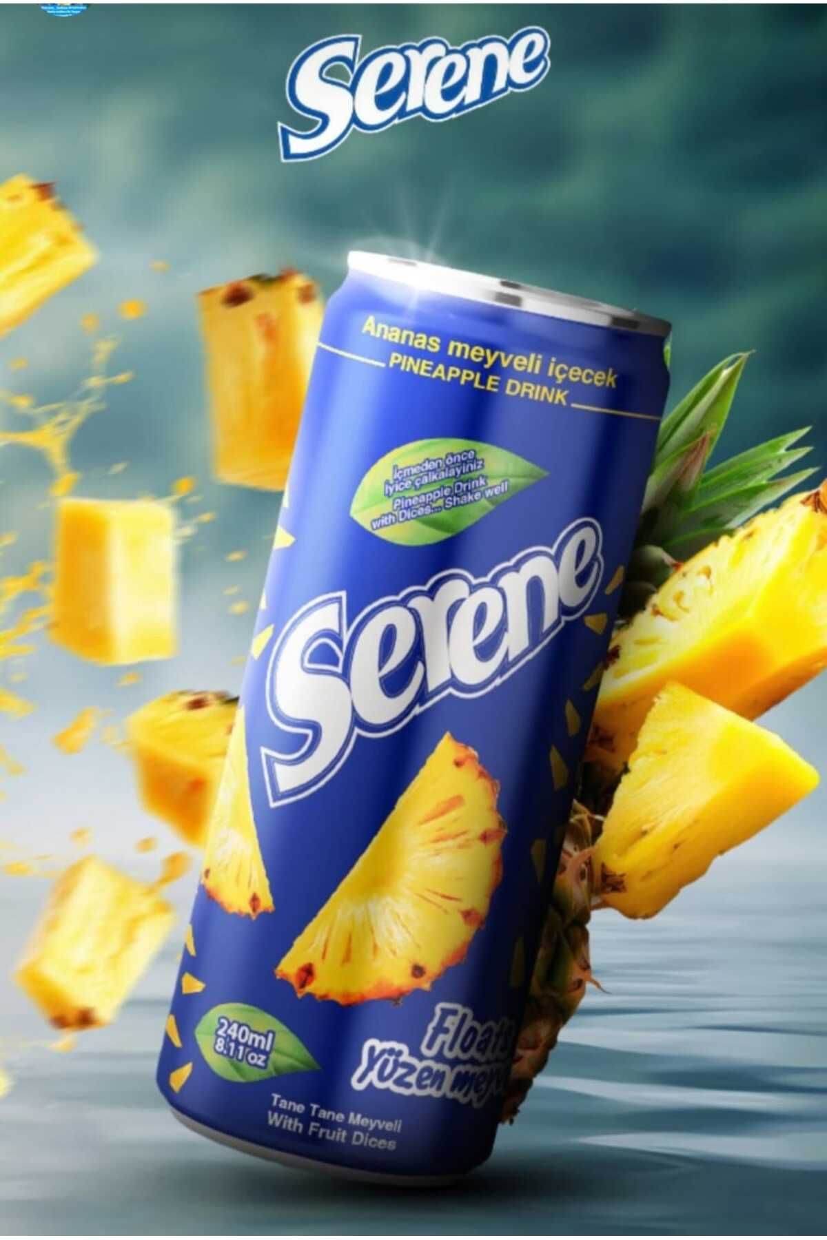 SERENE PARÇACIKLI ANANAS SUYU 240 ML (24 ADET)