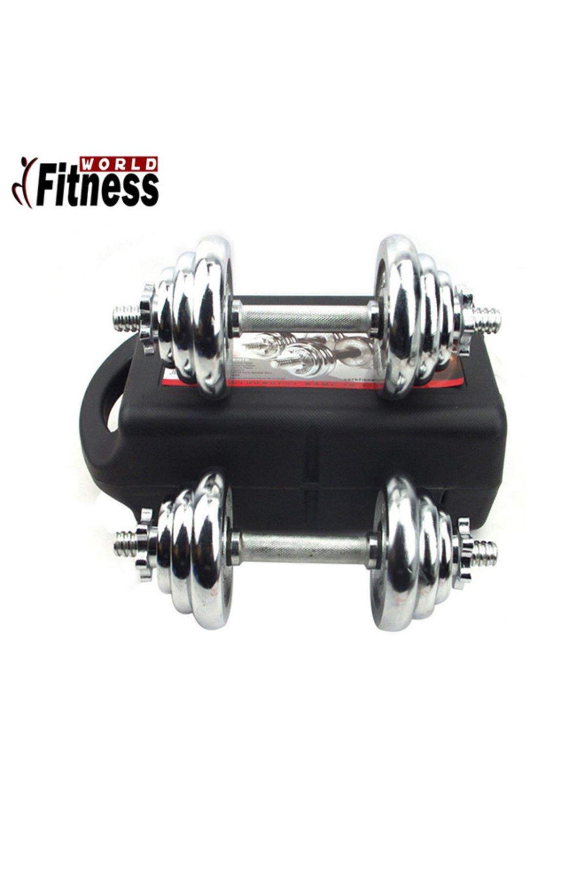 Fitness World-Integrated Weight Range Dumbbells 15 kg 5